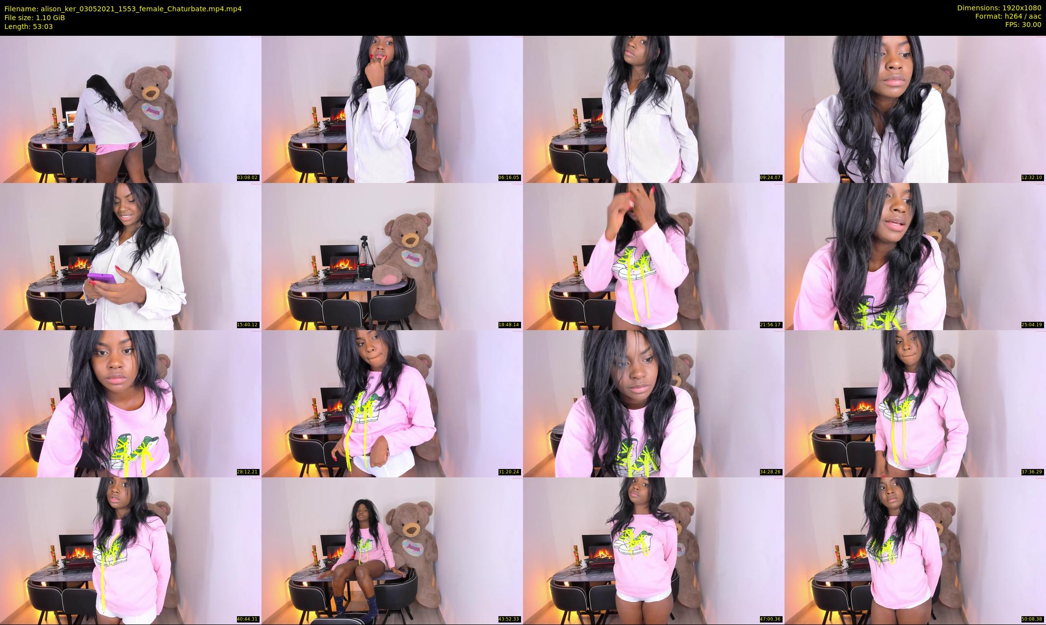 alison_ker — 54 minute Chaturbate female cam show recording, 1080p, May 3, 2021
