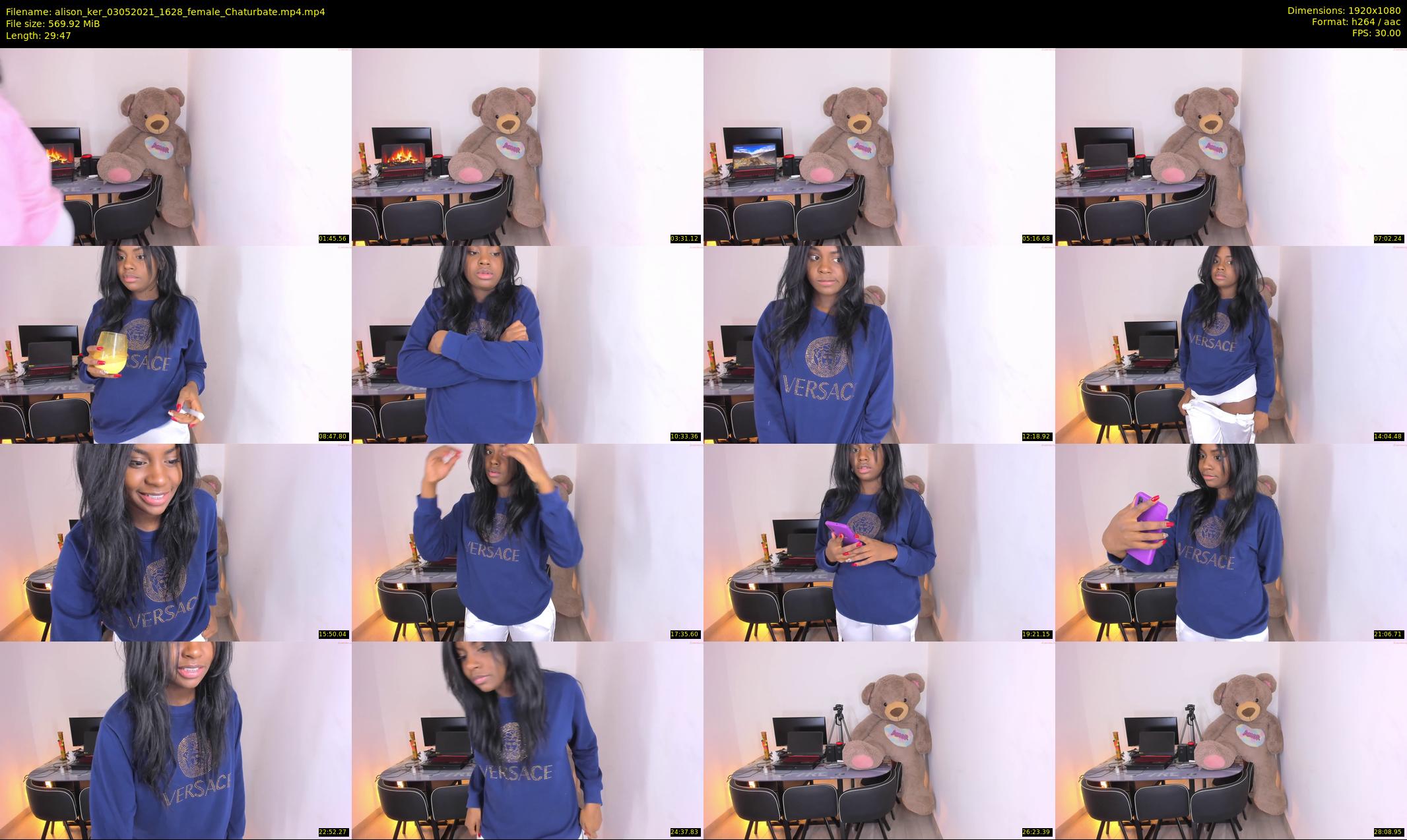 alison_ker — 30 minute Chaturbate female cam show recording, 1080p, May 3, 2021