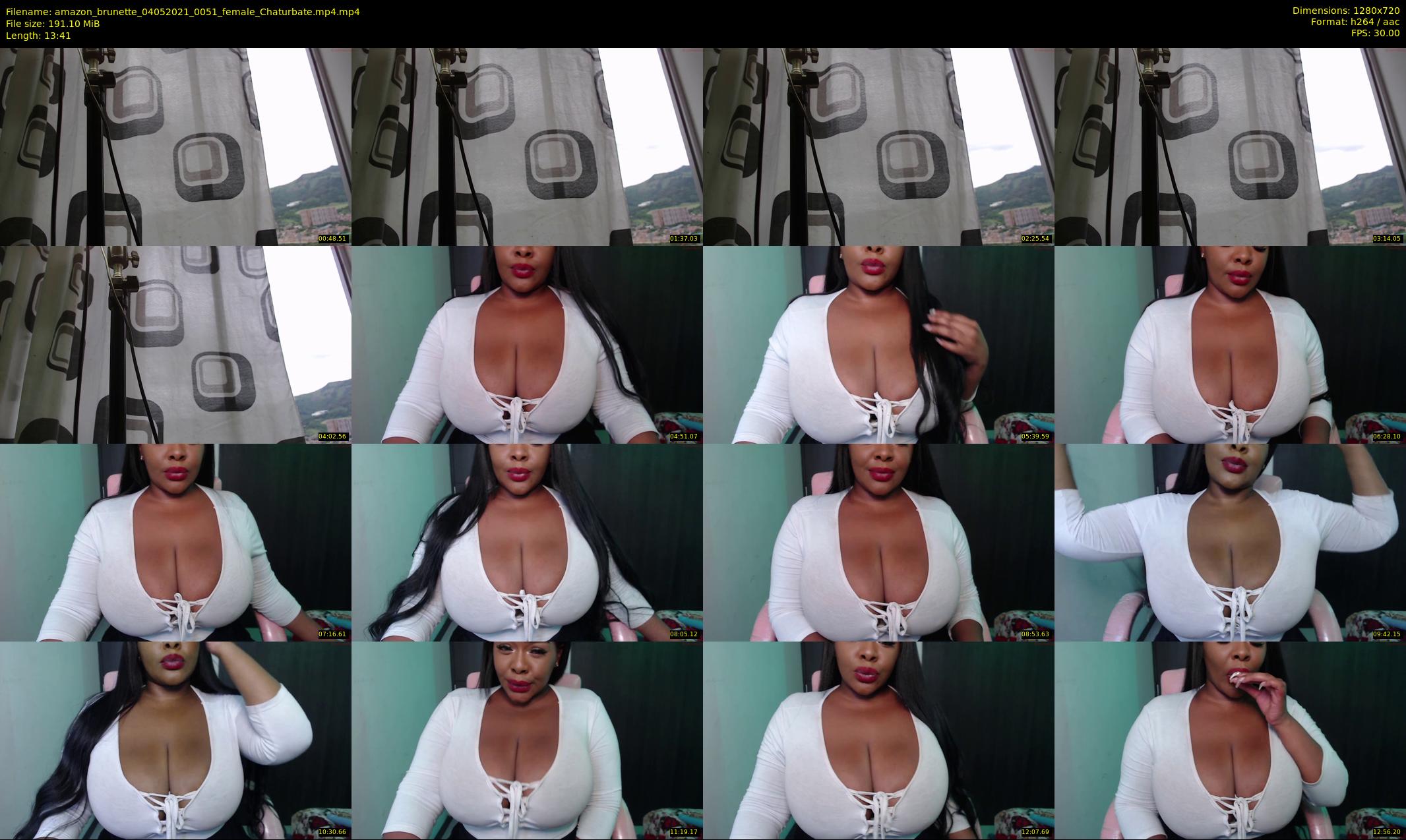 amazon_brunette — 14 minute Chaturbate female cam show recording, 720p, May 4, 2021
