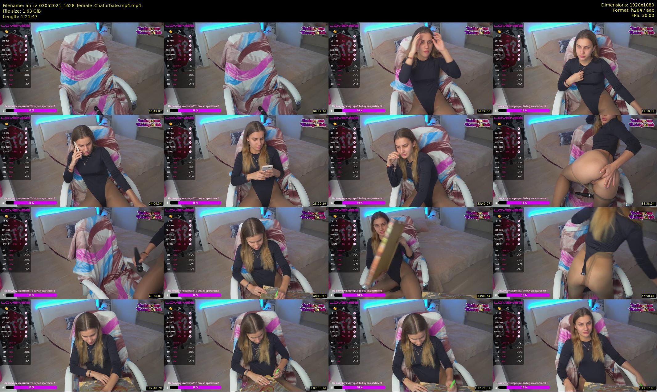 an_iv — 82 minute Chaturbate female cam show recording, 1080p, May 3, 2021