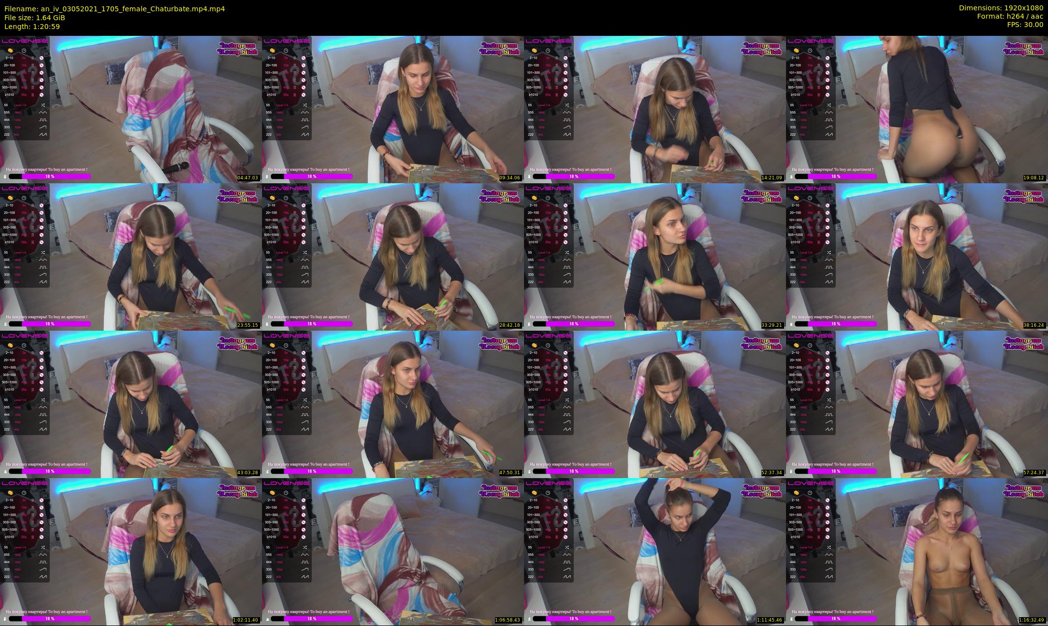 an_iv — 81 minute Chaturbate female cam show recording, 1080p, May 3, 2021