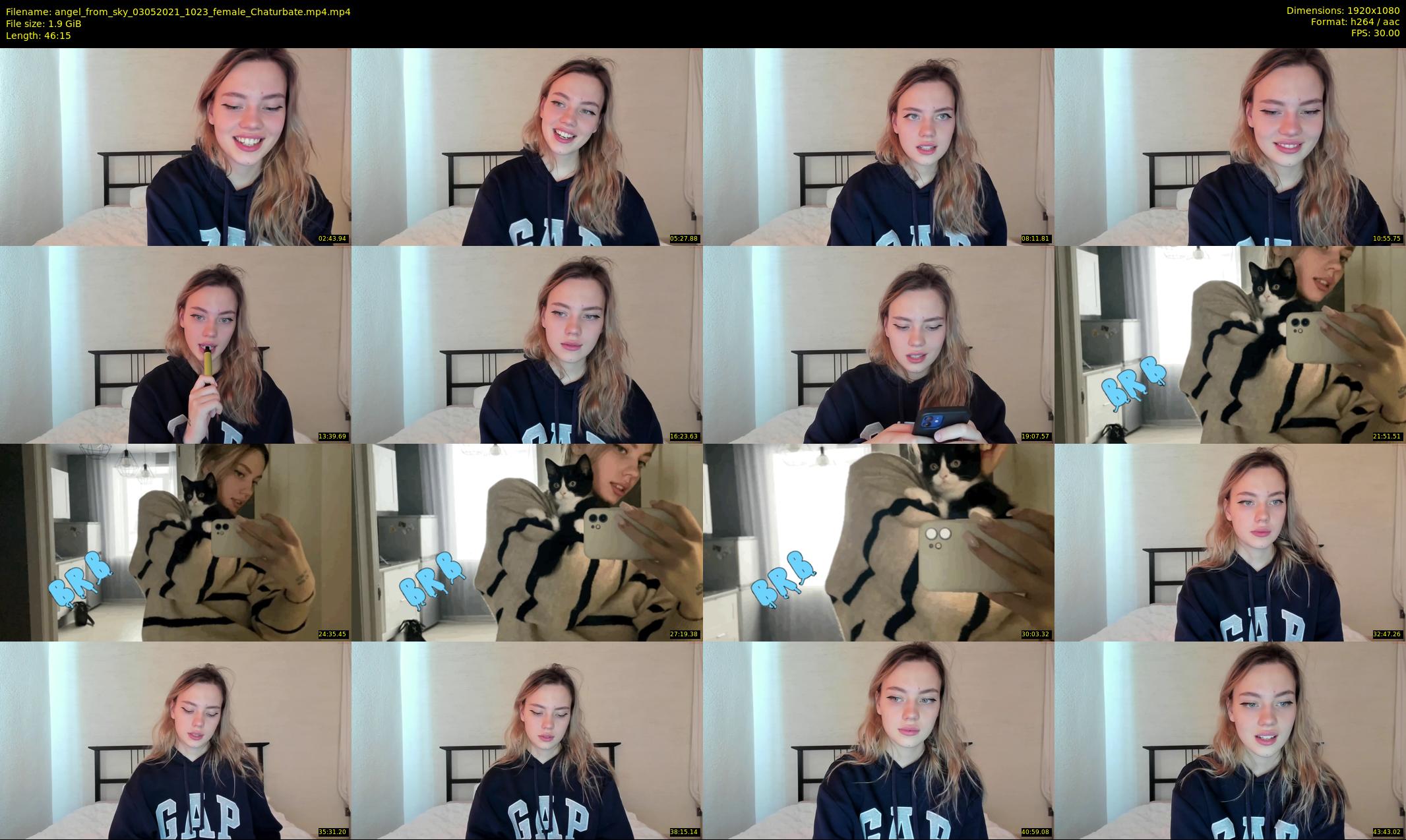 angel_from_sky — 47 minute Chaturbate female cam show recording, 1080p, May 3, 2021