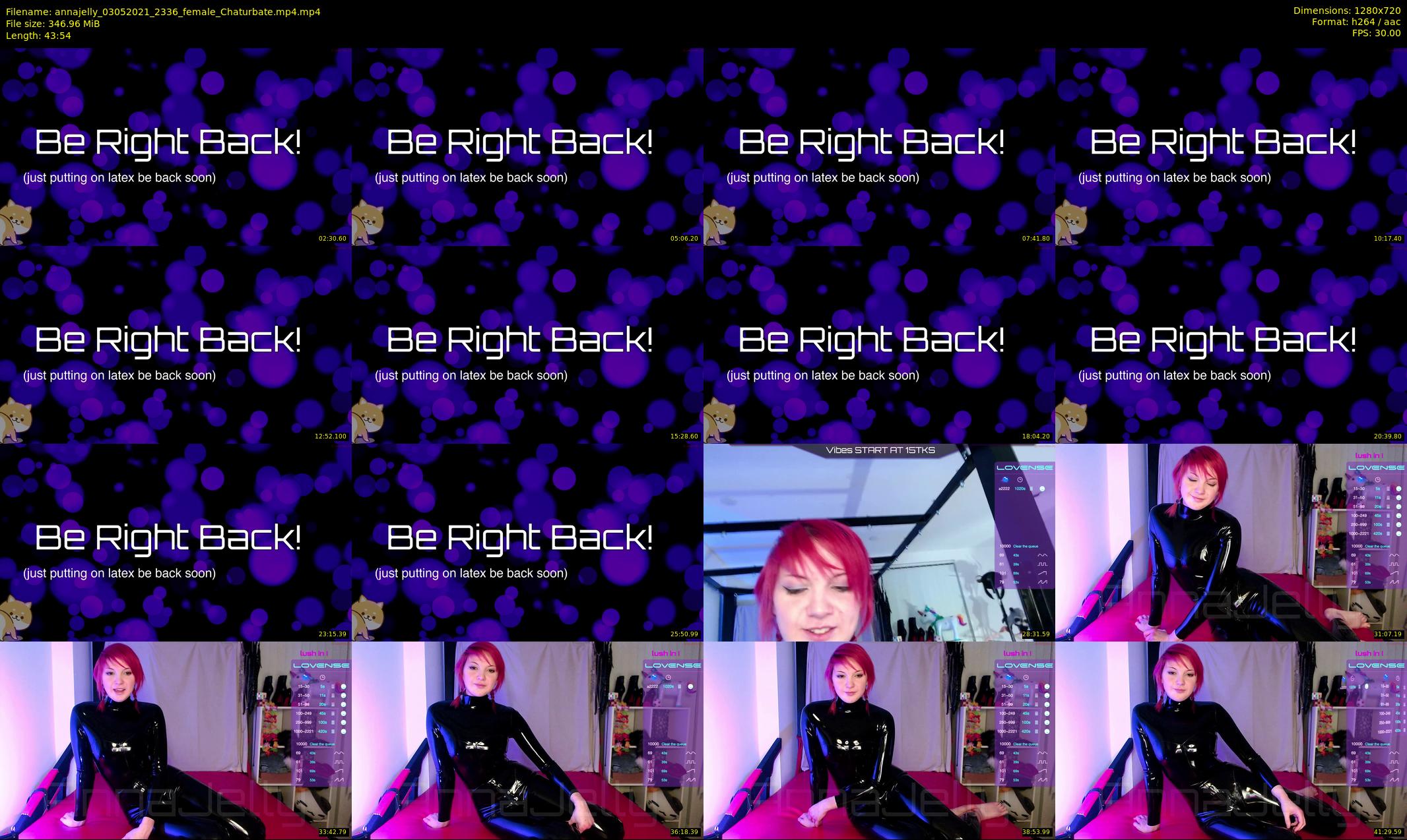 annajelly — 44 minute Chaturbate couple cam show recording, 720p, May 3, 2021