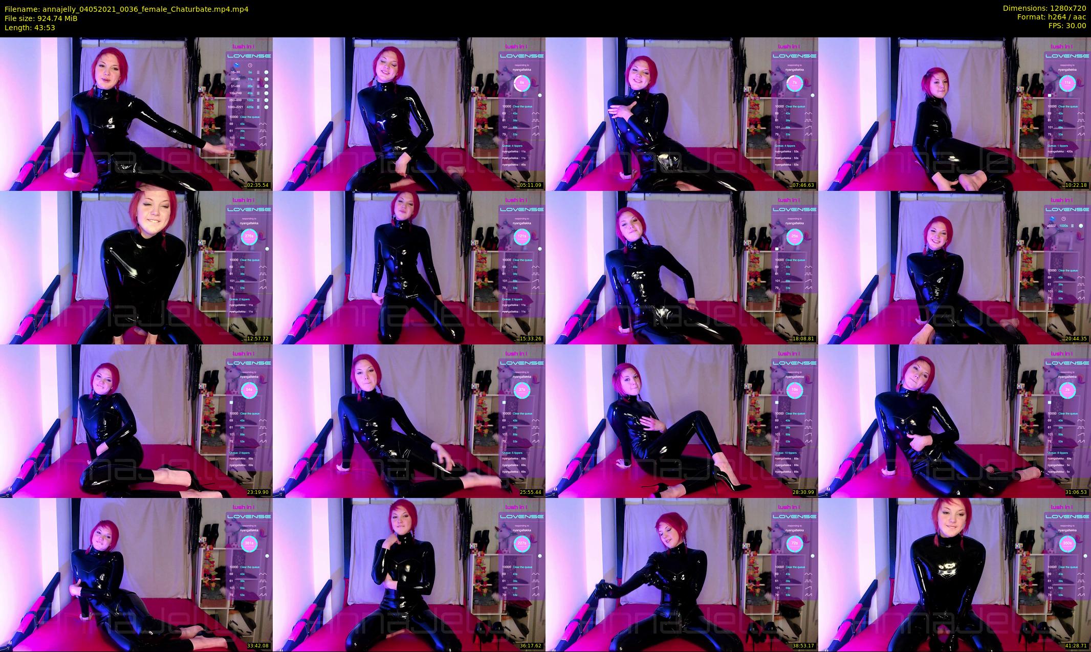 annajelly — 44 minute Chaturbate couple cam show recording, 720p, May 4, 2021