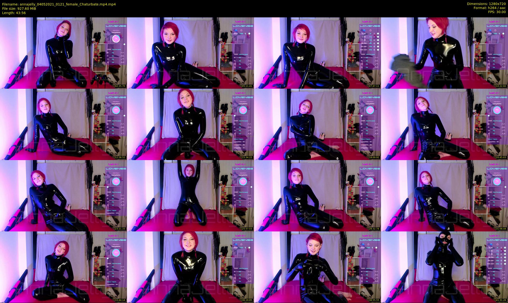 annajelly — 44 minute Chaturbate couple cam show recording, 720p, May 4, 2021
