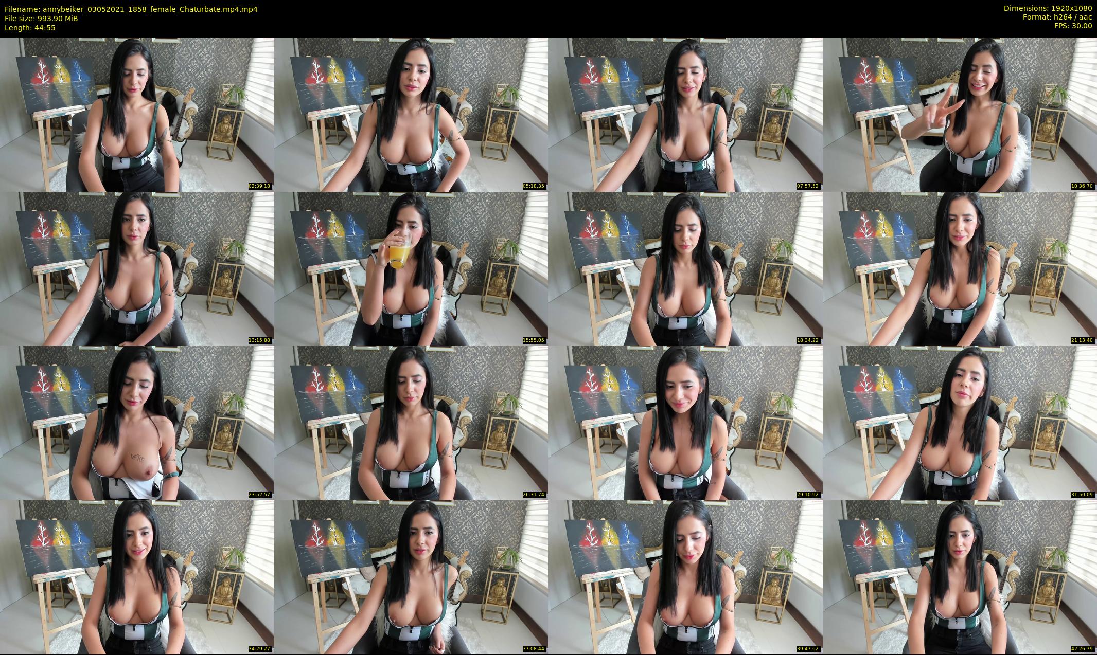annybeiker — 45 minute Chaturbate female cam show recording, 1080p, May 3, 2021