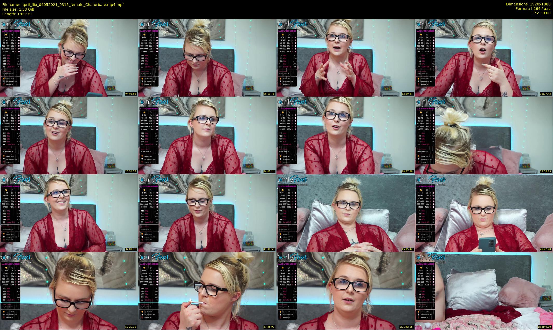 april_flix — 70 minute Chaturbate female cam show recording, 1080p, May 4, 2021