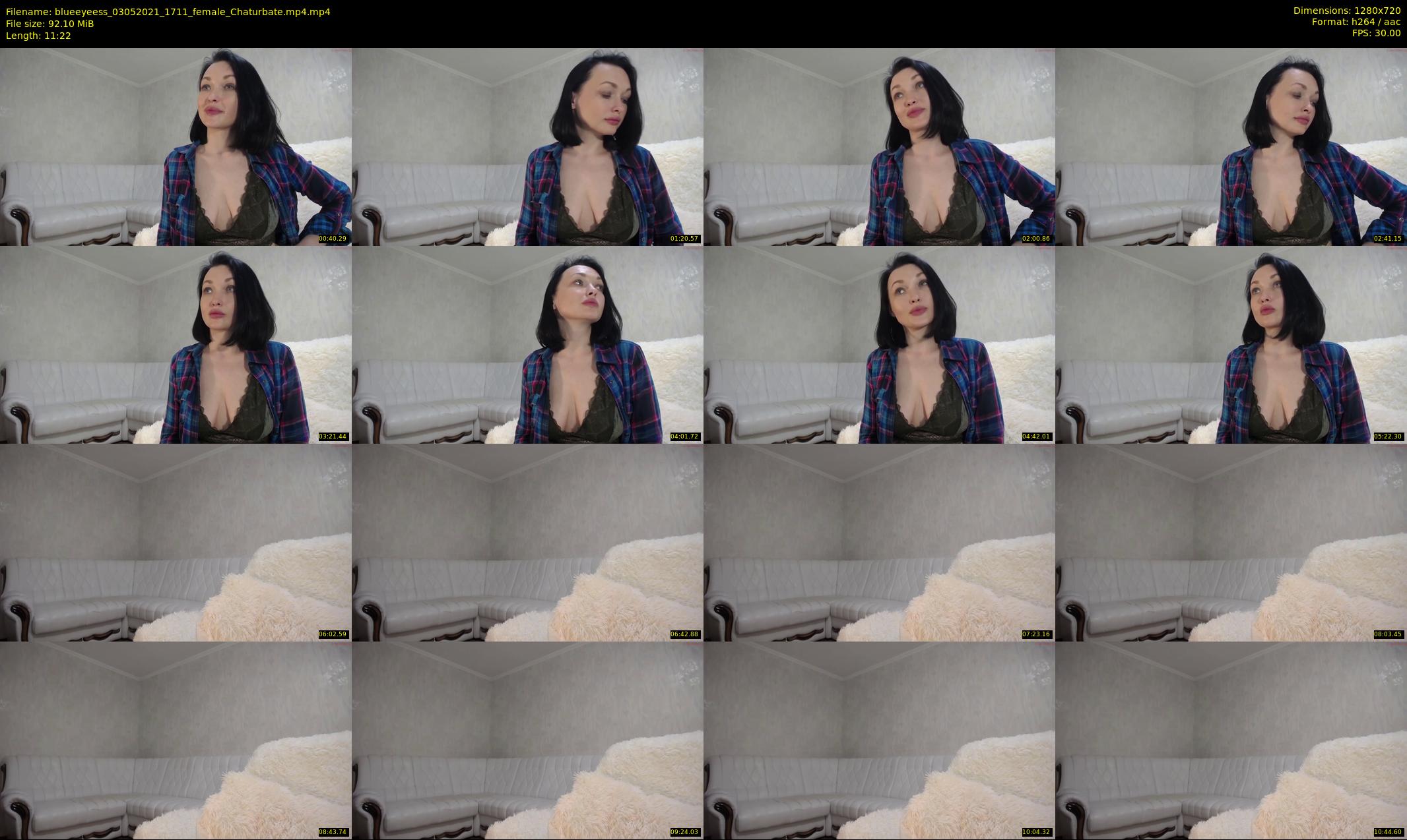 blueeyeess — 12 minute Chaturbate female cam show recording, 720p, May 3, 2021