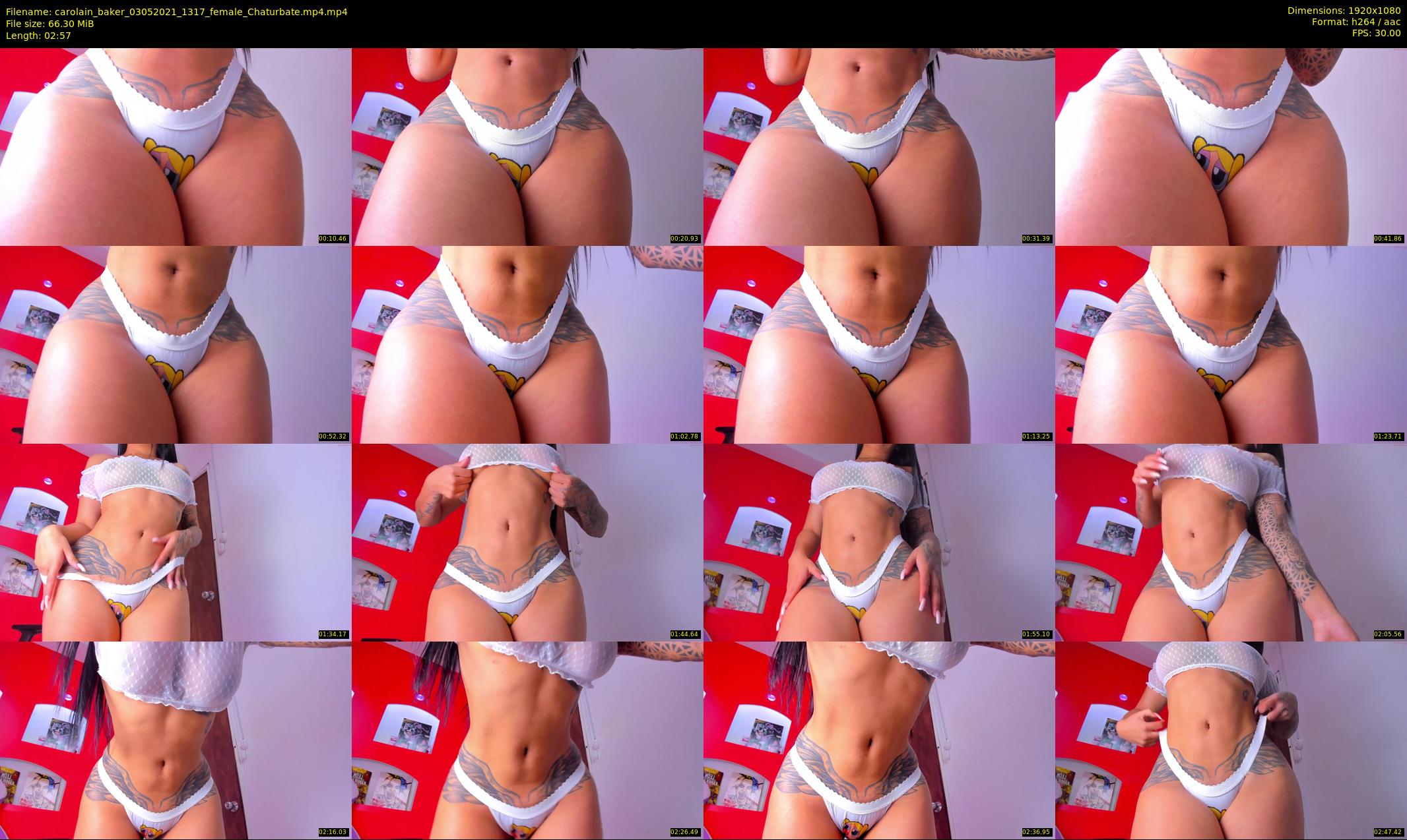 carolain_baker — 3 minute Chaturbate female cam show recording, 1080p, May 3, 2021