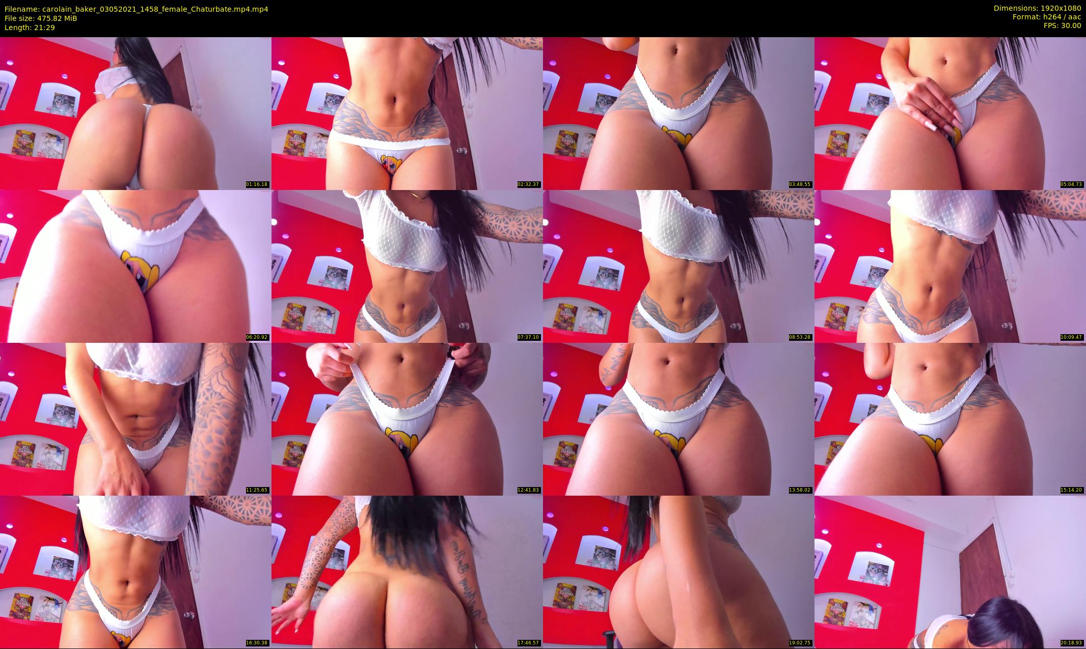 carolain_baker — 22 minute Chaturbate female cam show recording, 1080p, May 3, 2021