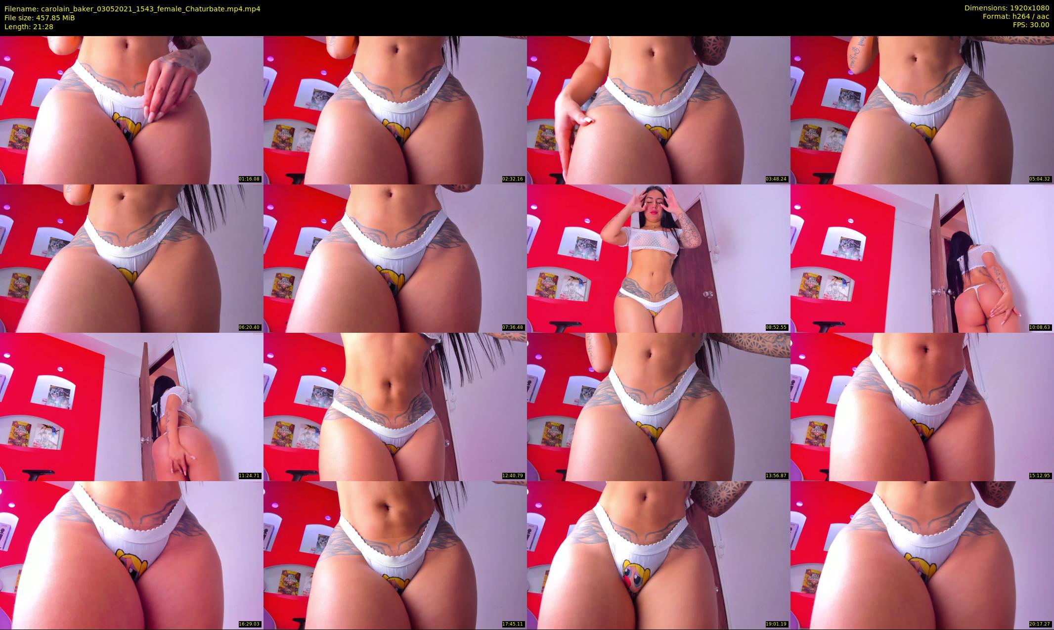 carolain_baker — 22 minute Chaturbate female cam show recording, 1080p, May 3, 2021