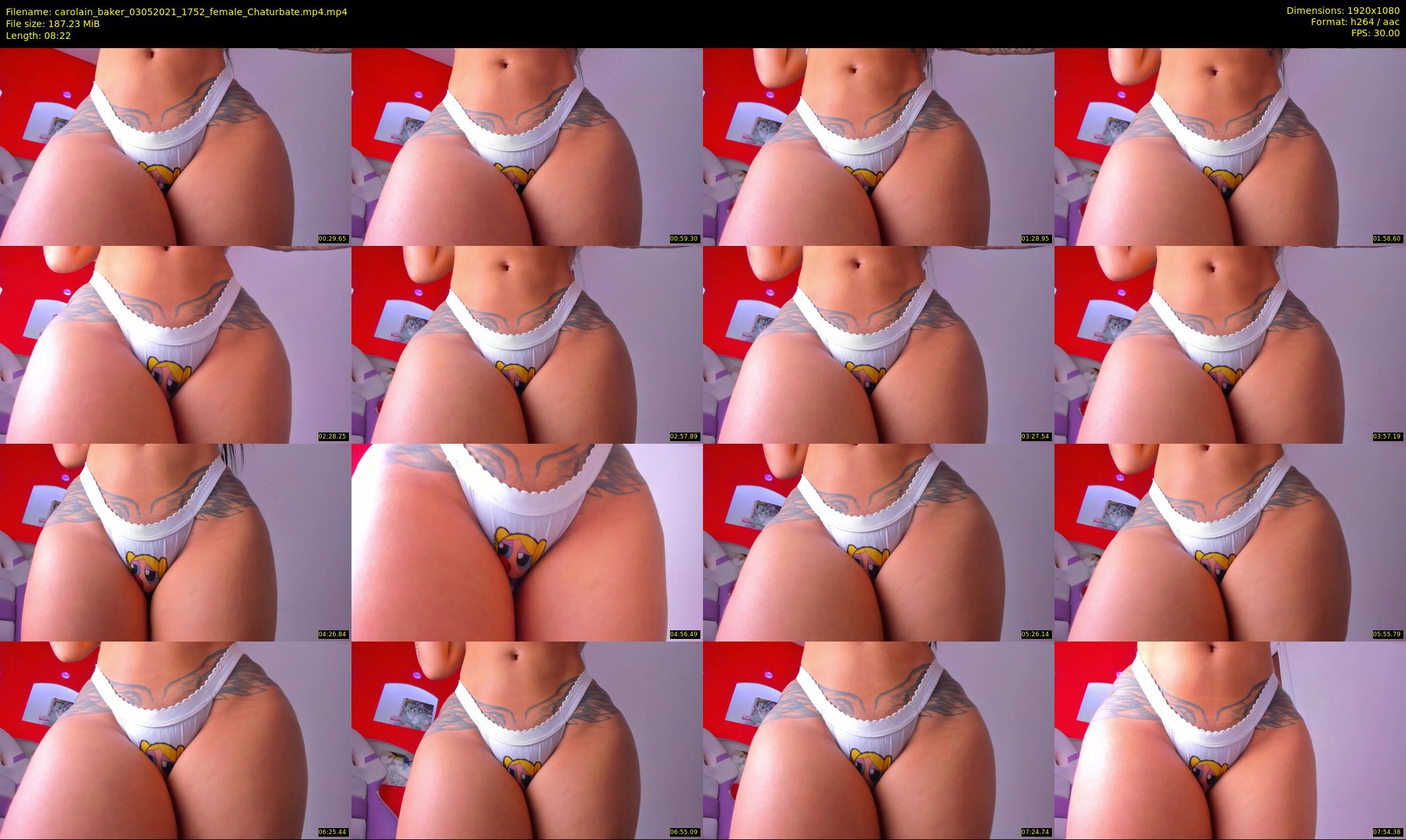 carolain_baker — 9 minute Chaturbate female cam show recording, 1080p, May 3, 2021
