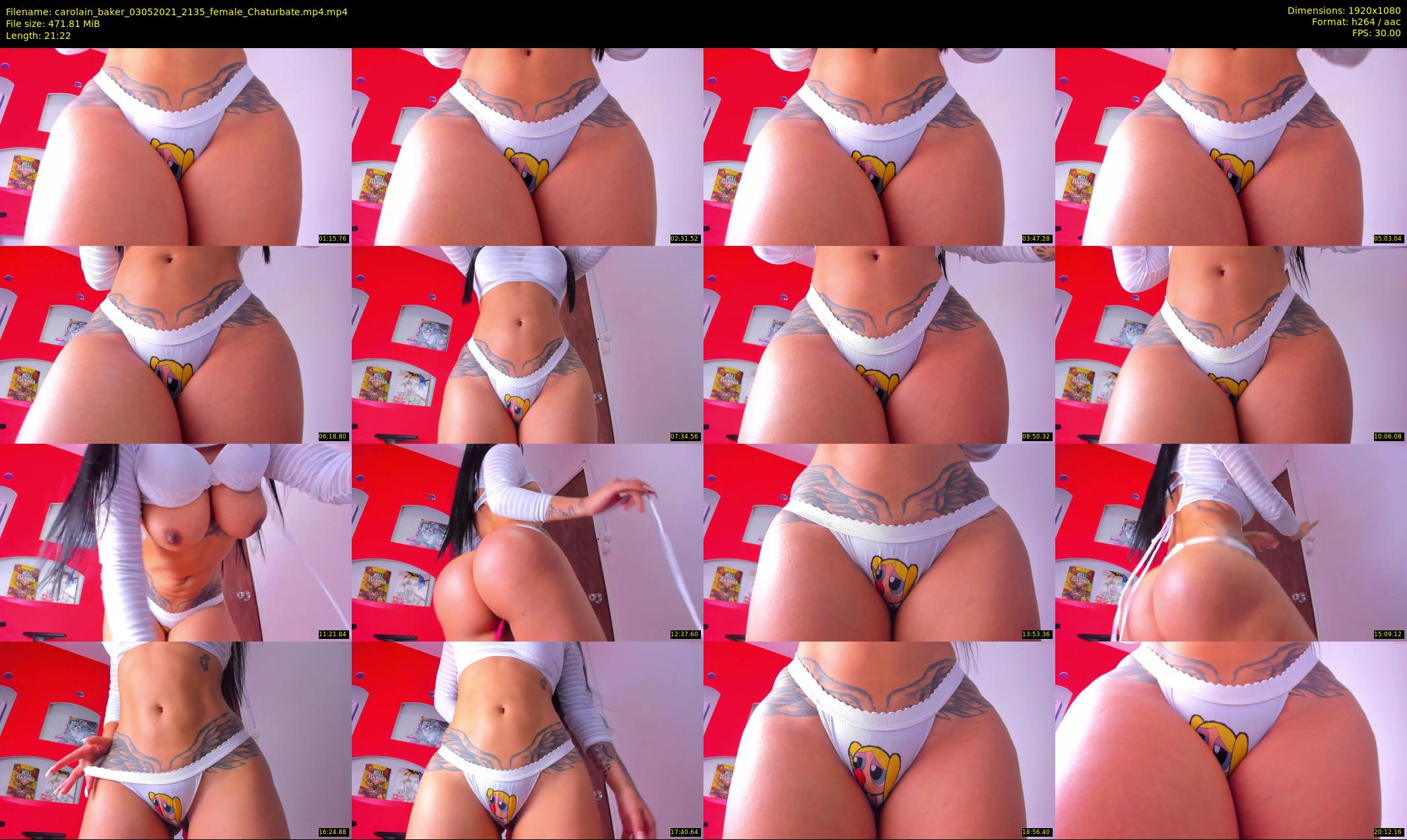 carolain_baker — 22 minute Chaturbate female cam show recording, 1080p, May 3, 2021