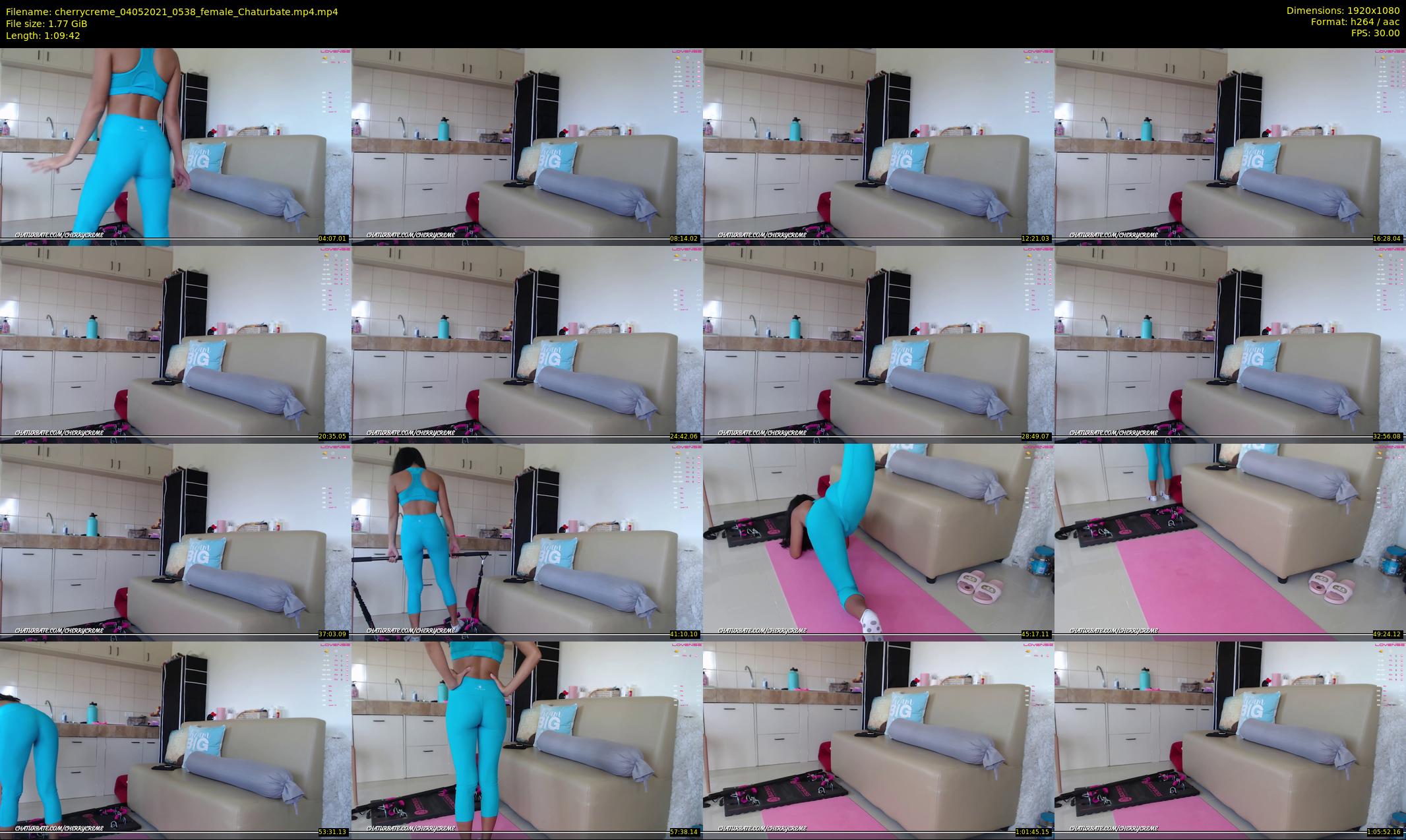 cherrycreme — 70 minute Chaturbate female cam show recording, 1080p, May 4, 2021