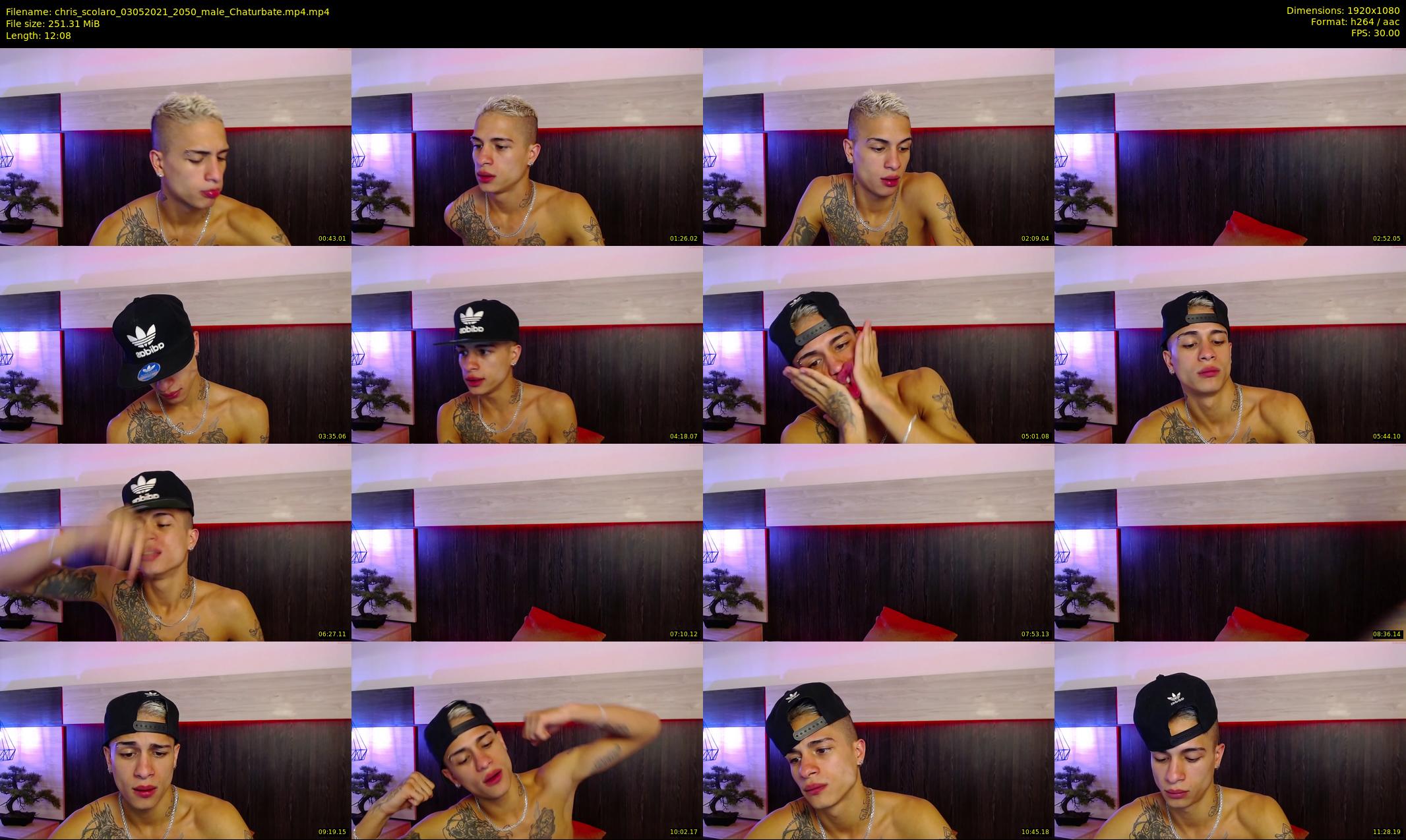 chris_scolaro — 13 minute Chaturbate male cam show recording, 1080p, May 3, 2021