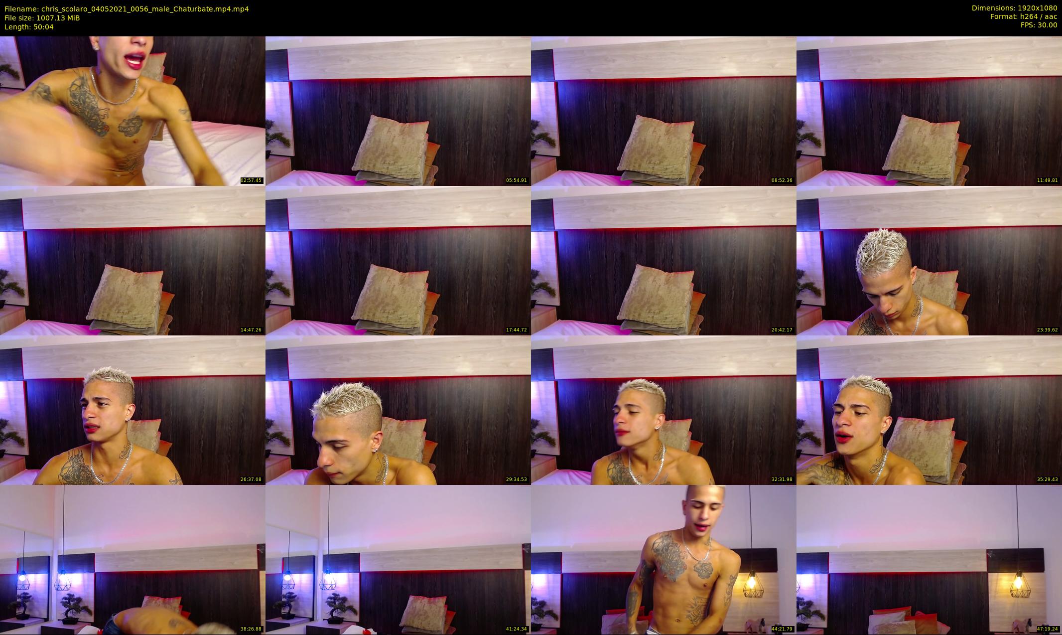 chris_scolaro — 51 minute Chaturbate male cam show recording, 1080p, May 4, 2021