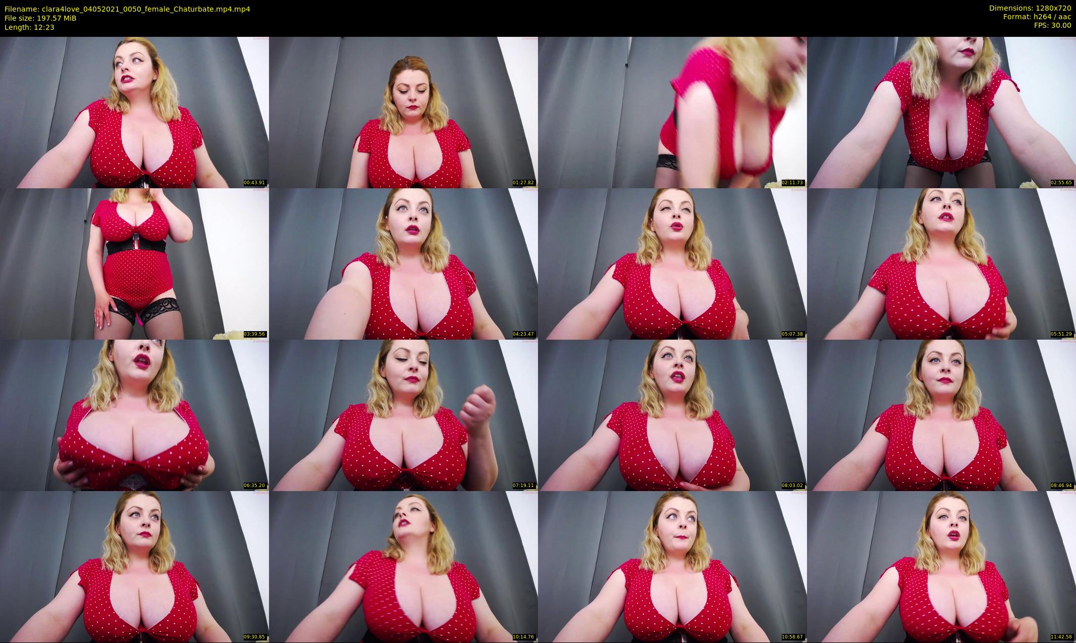 clara4love — 13 minute Chaturbate female cam show recording, 720p, May 4, 2021