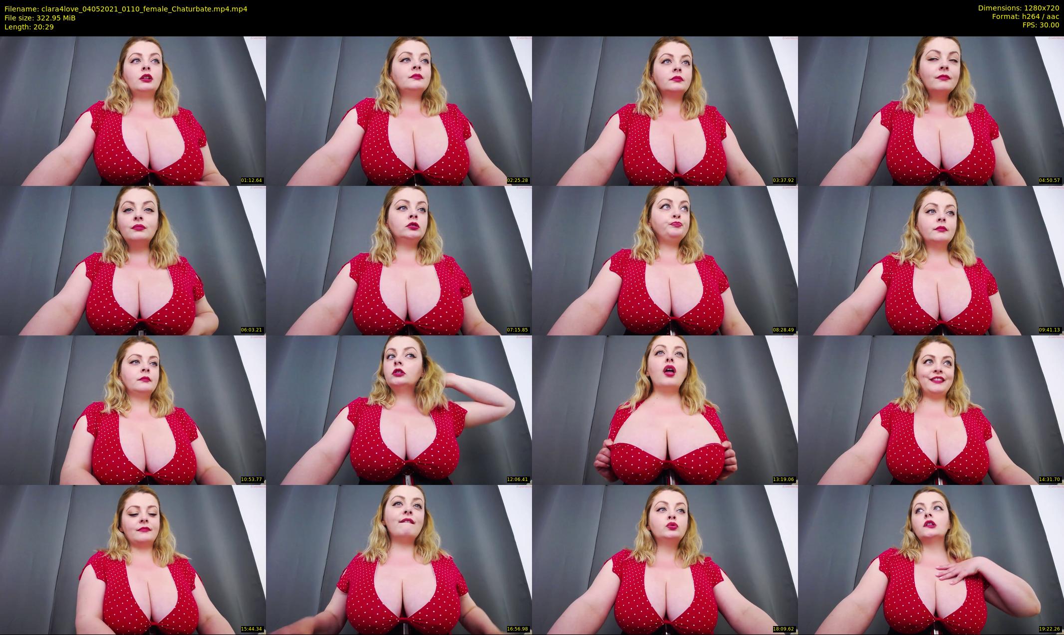 clara4love — 21 minute Chaturbate female cam show recording, 720p, May 4, 2021