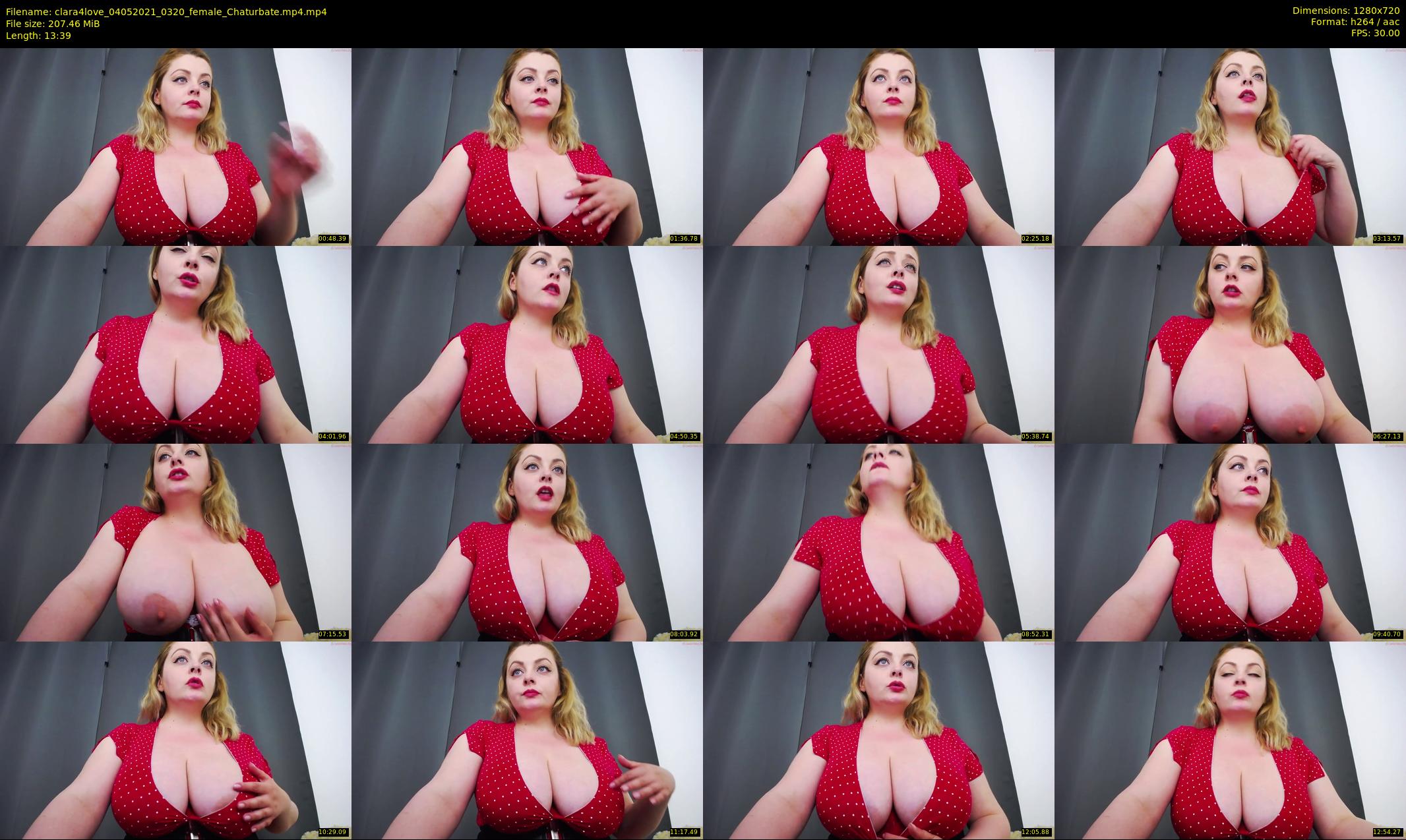 clara4love — 14 minute Chaturbate female cam show recording, 720p, May 4, 2021