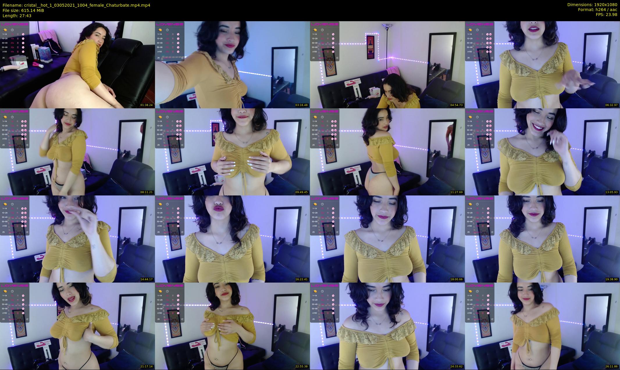 cristal__hot_1 — 28 minute Chaturbate female cam show recording, 1080p, May 3, 2021
