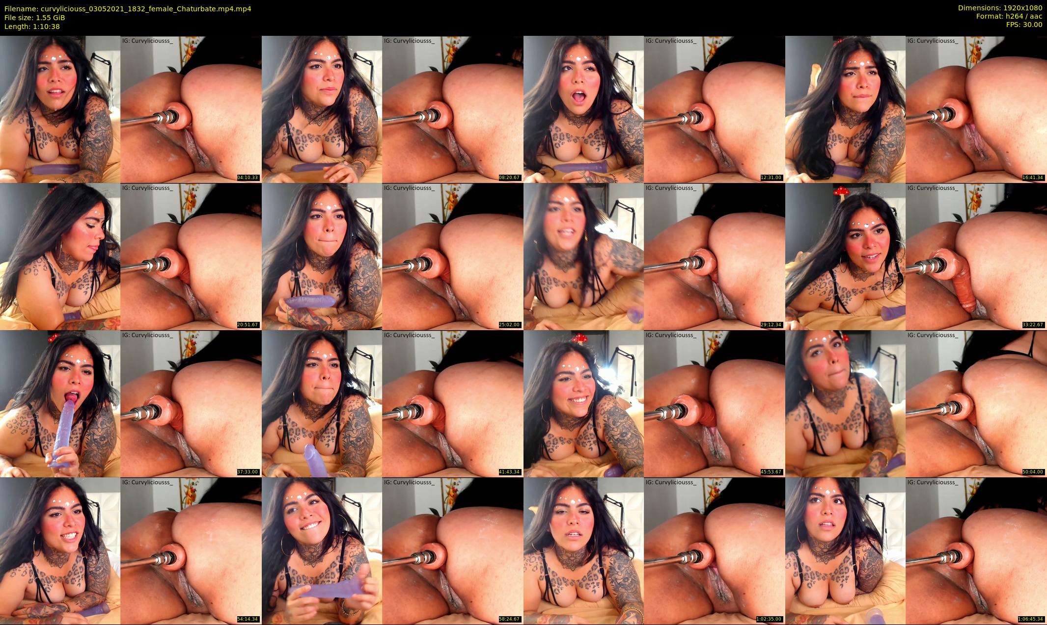 curvyliciouss — 71 minute Chaturbate female cam show recording, 1080p, May 3, 2021