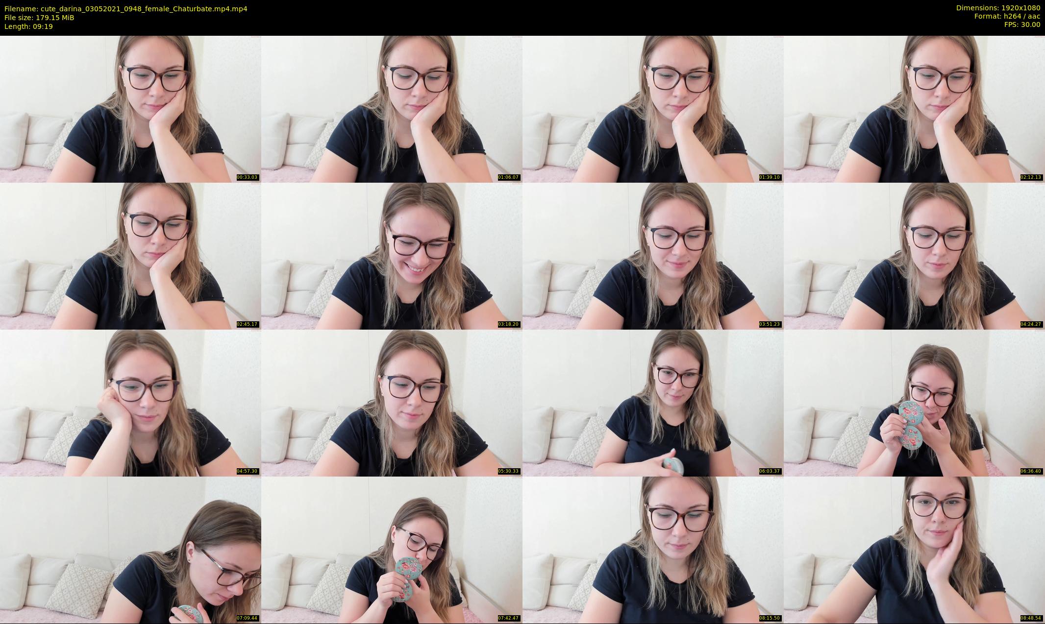 cute_darina — 10 minute Chaturbate female cam show recording, 1080p, May 3, 2021