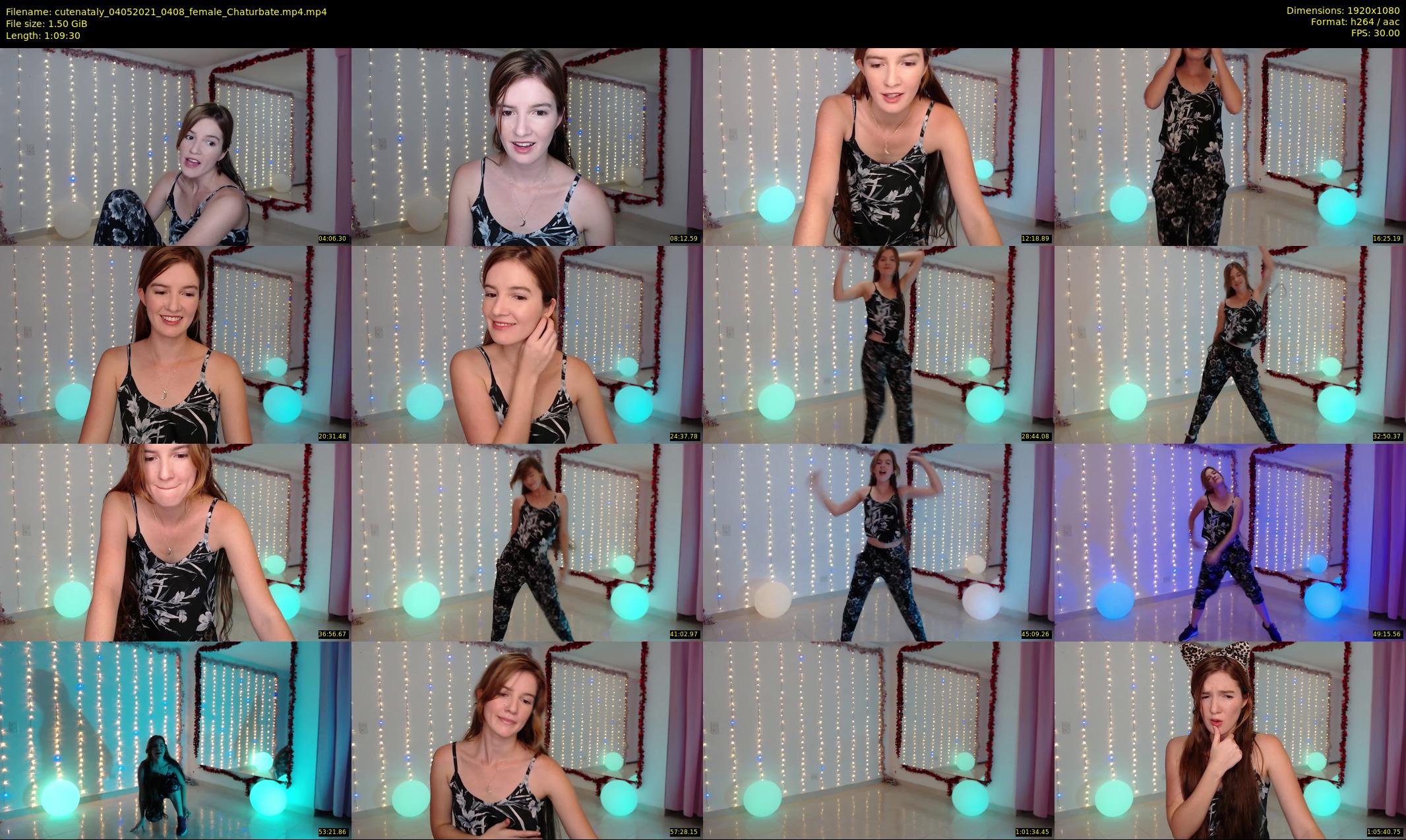 cutenataly — 70 minute Chaturbate female cam show recording, 1080p, May 4, 2021