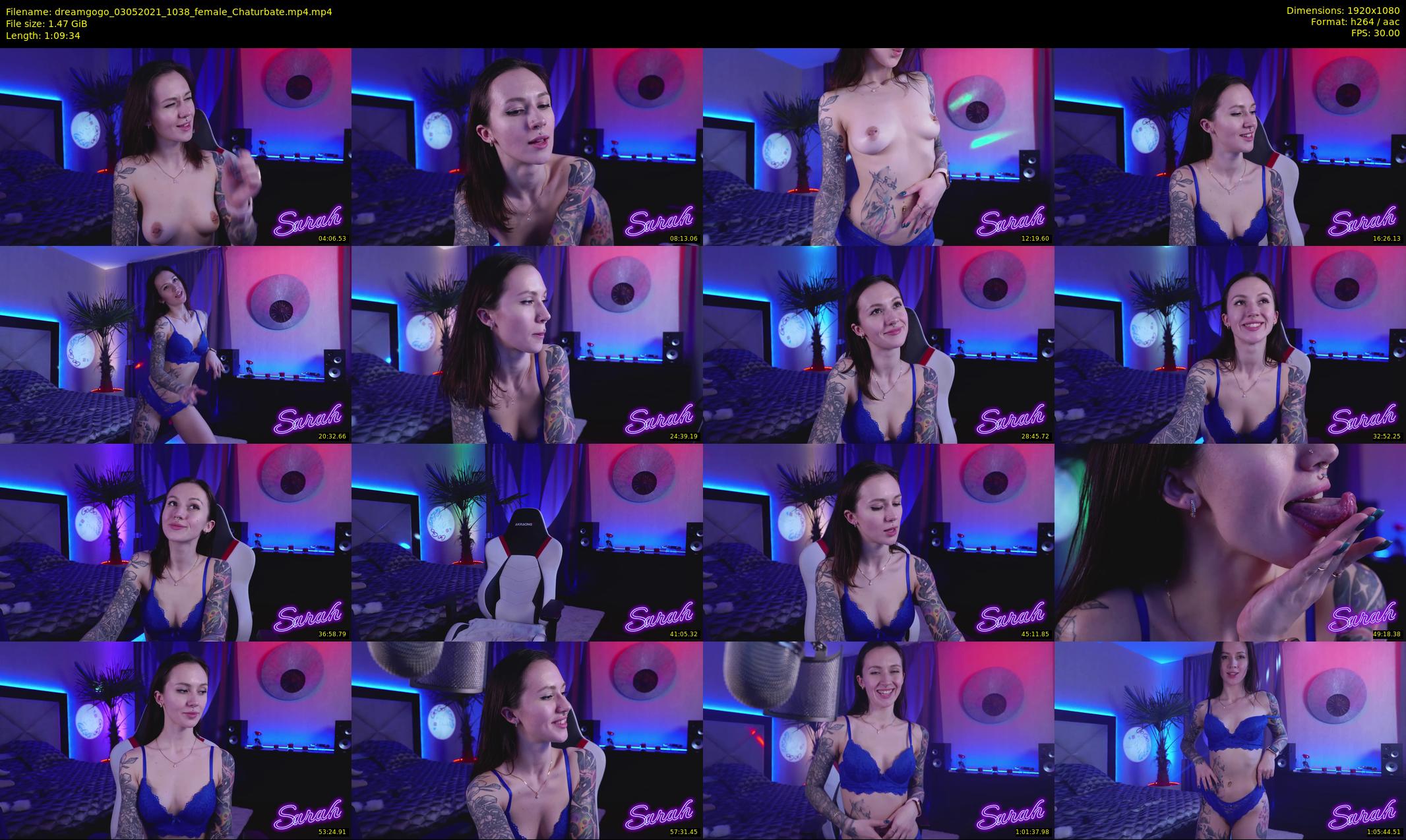 dreamgogo — 70 minute Chaturbate female cam show recording, 1080p, May 3, 2021