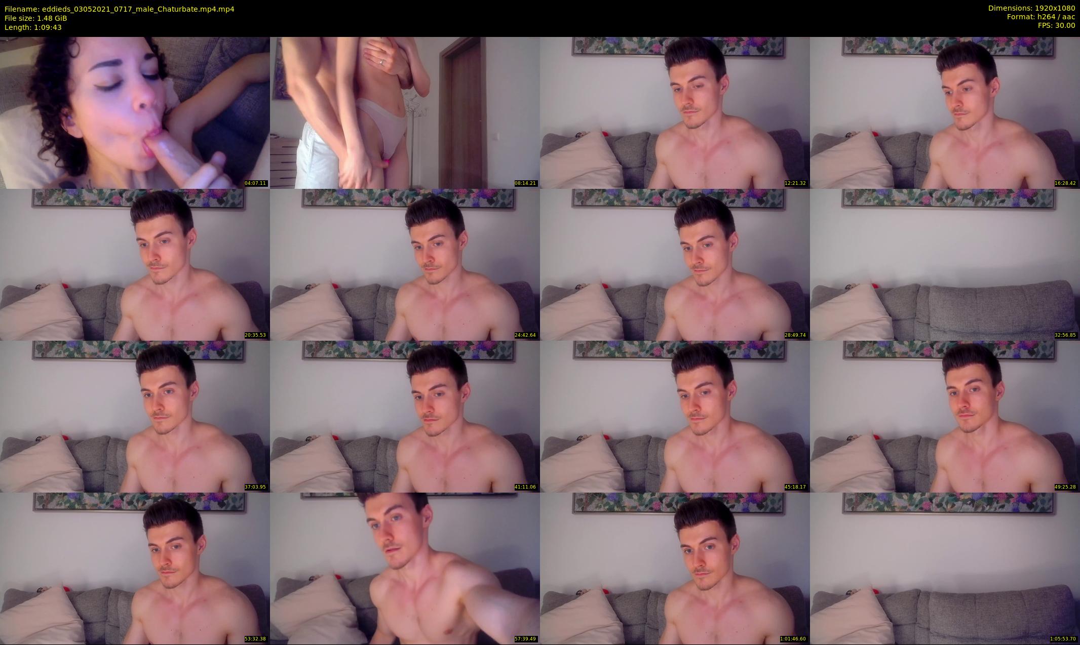 eddieds — 70 minute Chaturbate male cam show recording, 1080p, May 3, 2021