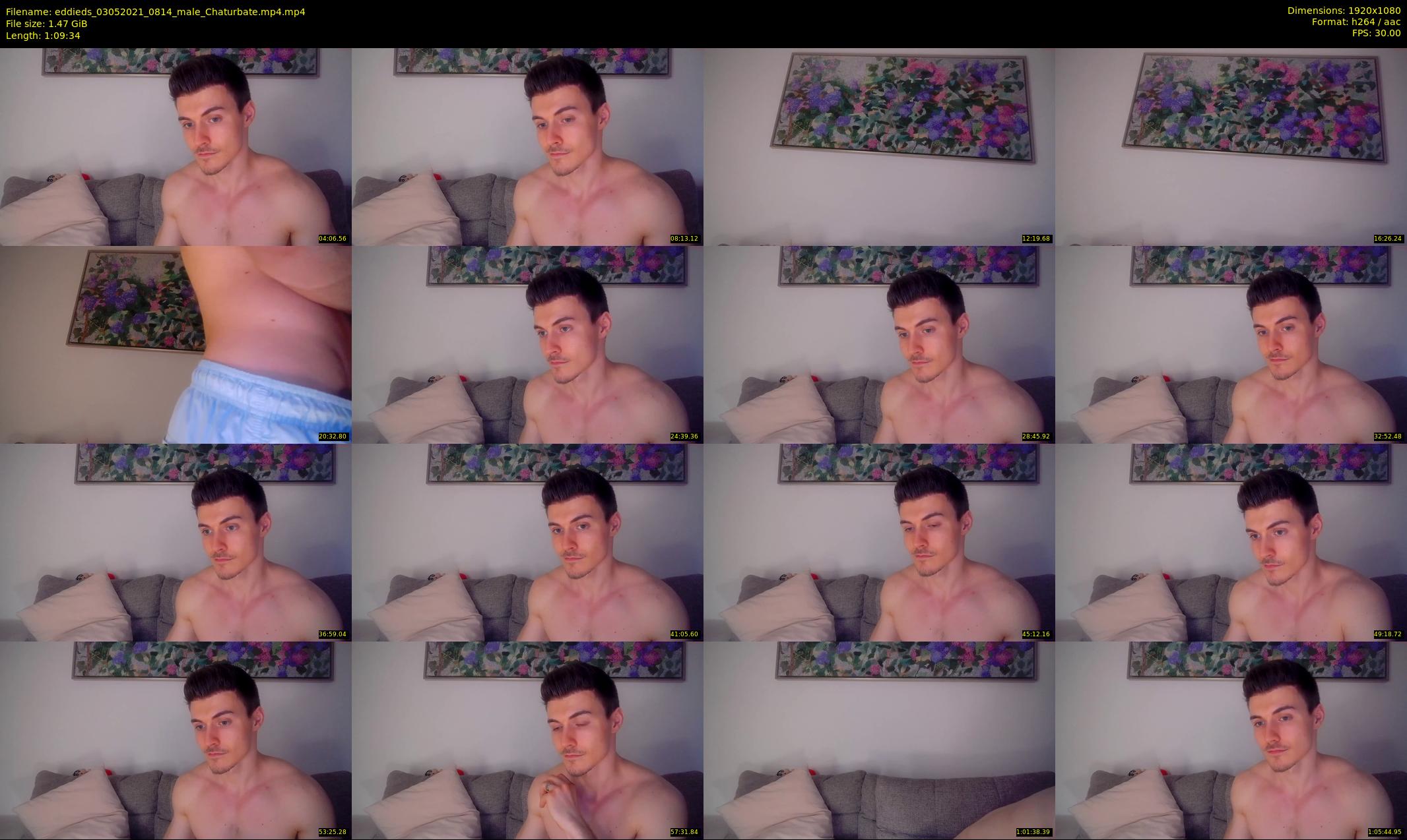 eddieds — 70 minute Chaturbate male cam show recording, 1080p, May 3, 2021