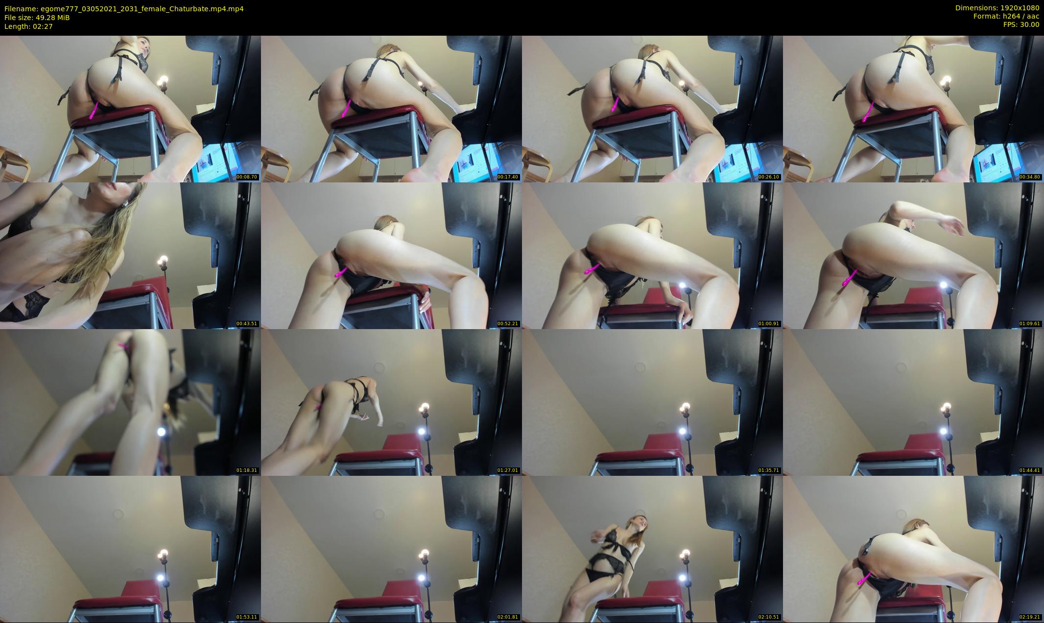egome777 — 3 minute Chaturbate female cam show recording, 1080p, May 3, 2021