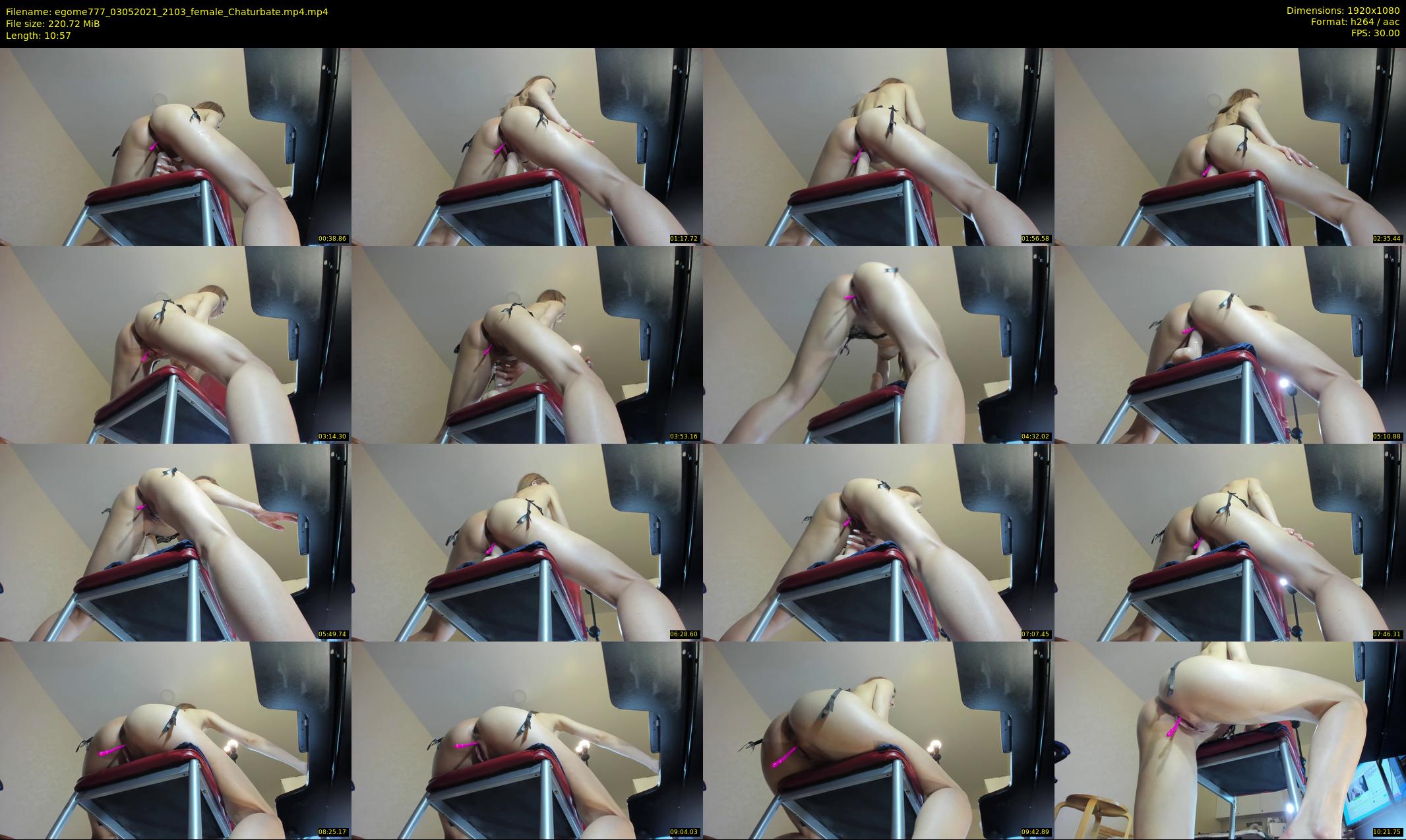 egome777 — 11 minute Chaturbate female cam show recording, 1080p, May 3, 2021