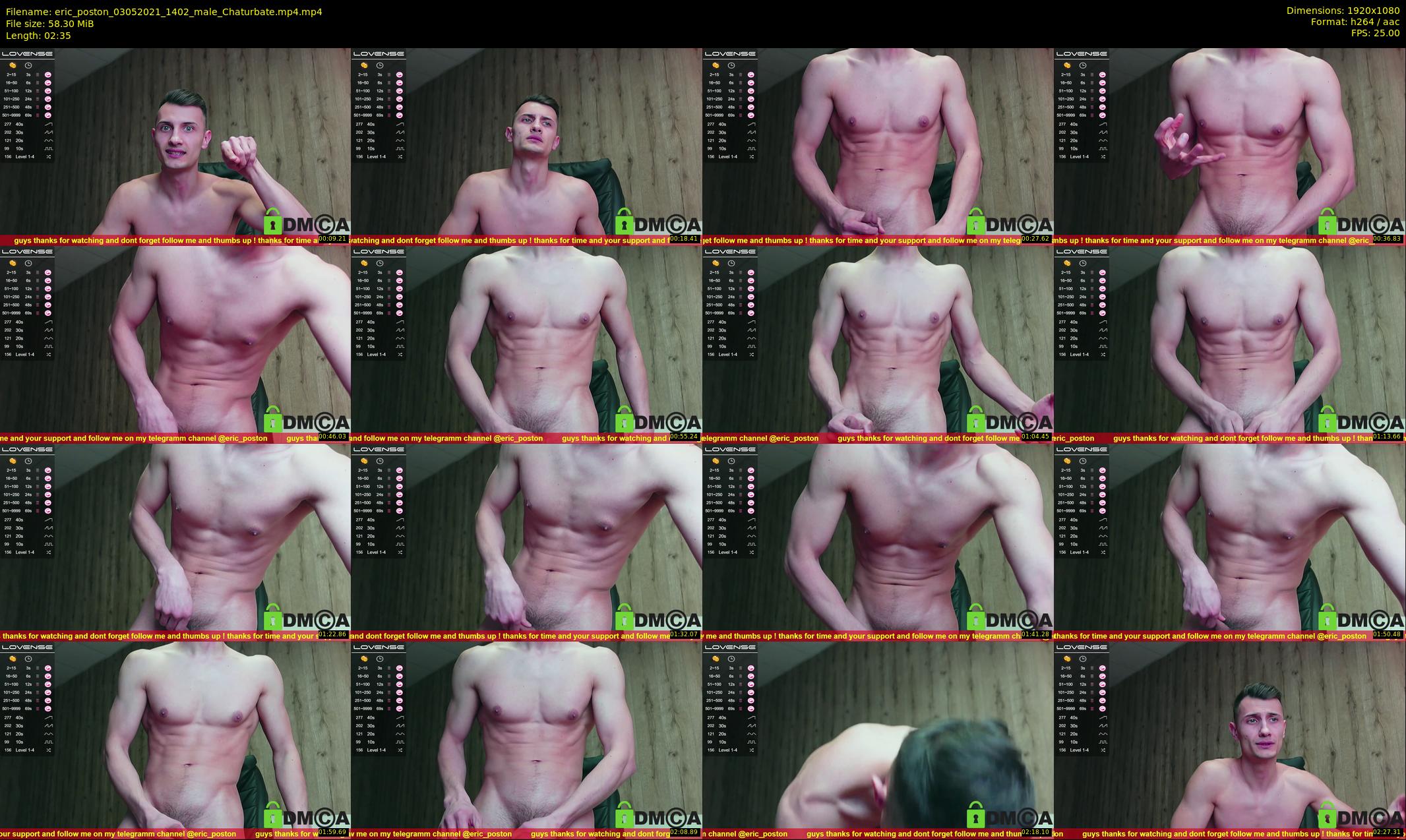 eric_poston — 3 minute Chaturbate male cam show recording, 1080p, May 3, 2021