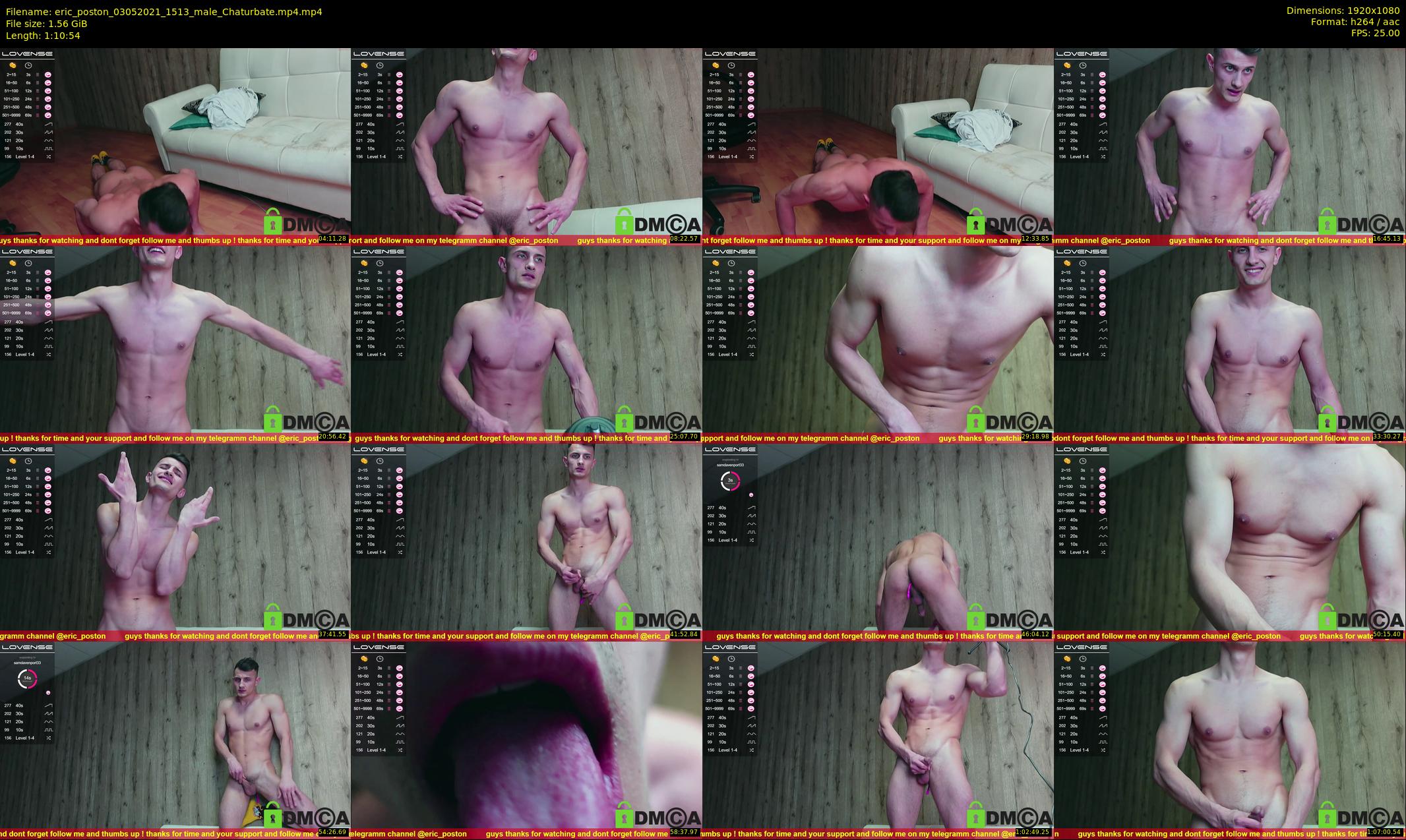 eric_poston — 71 minute Chaturbate male cam show recording, 1080p, May 3, 2021