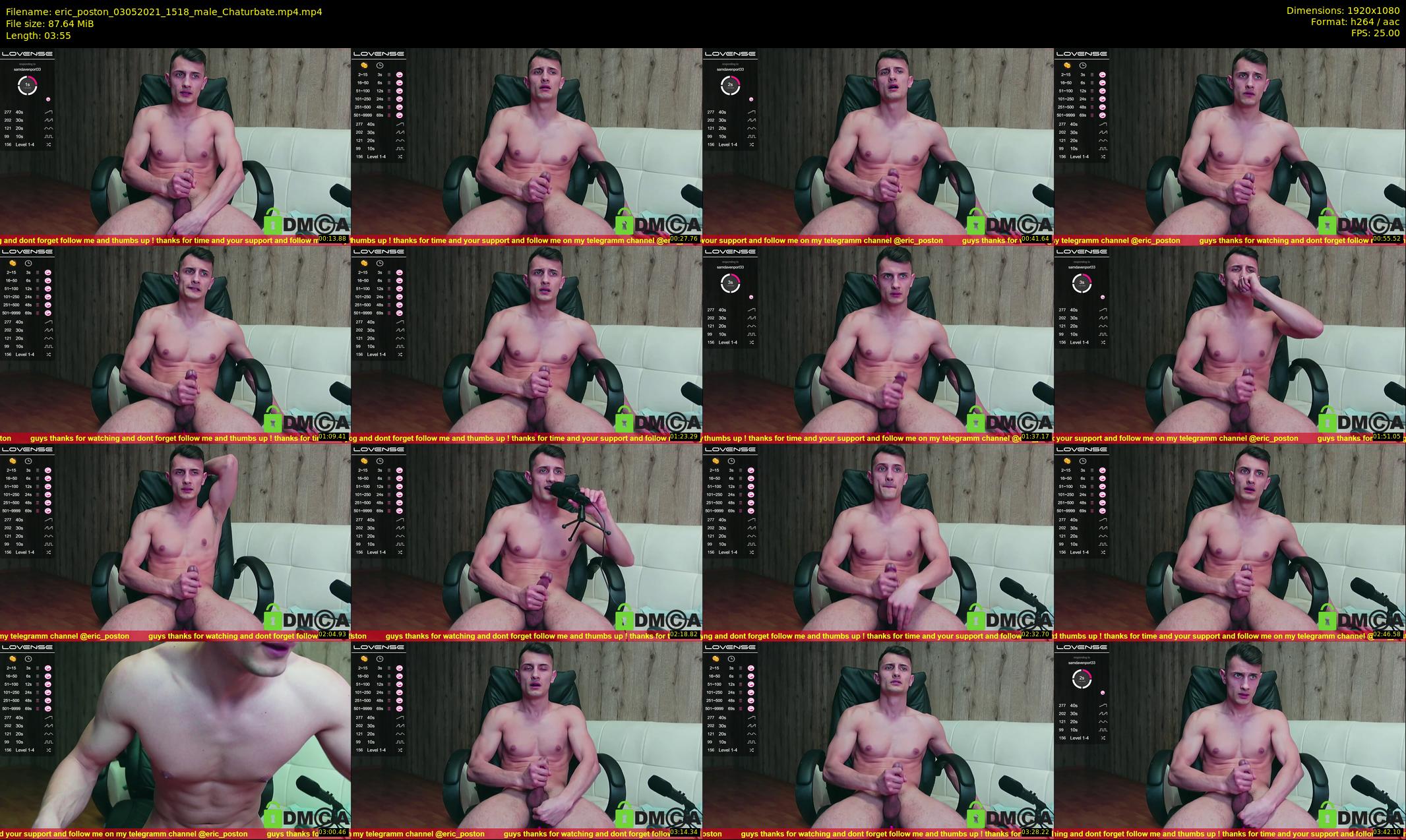 eric_poston — 4 minute Chaturbate male cam show recording, 1080p, May 3, 2021