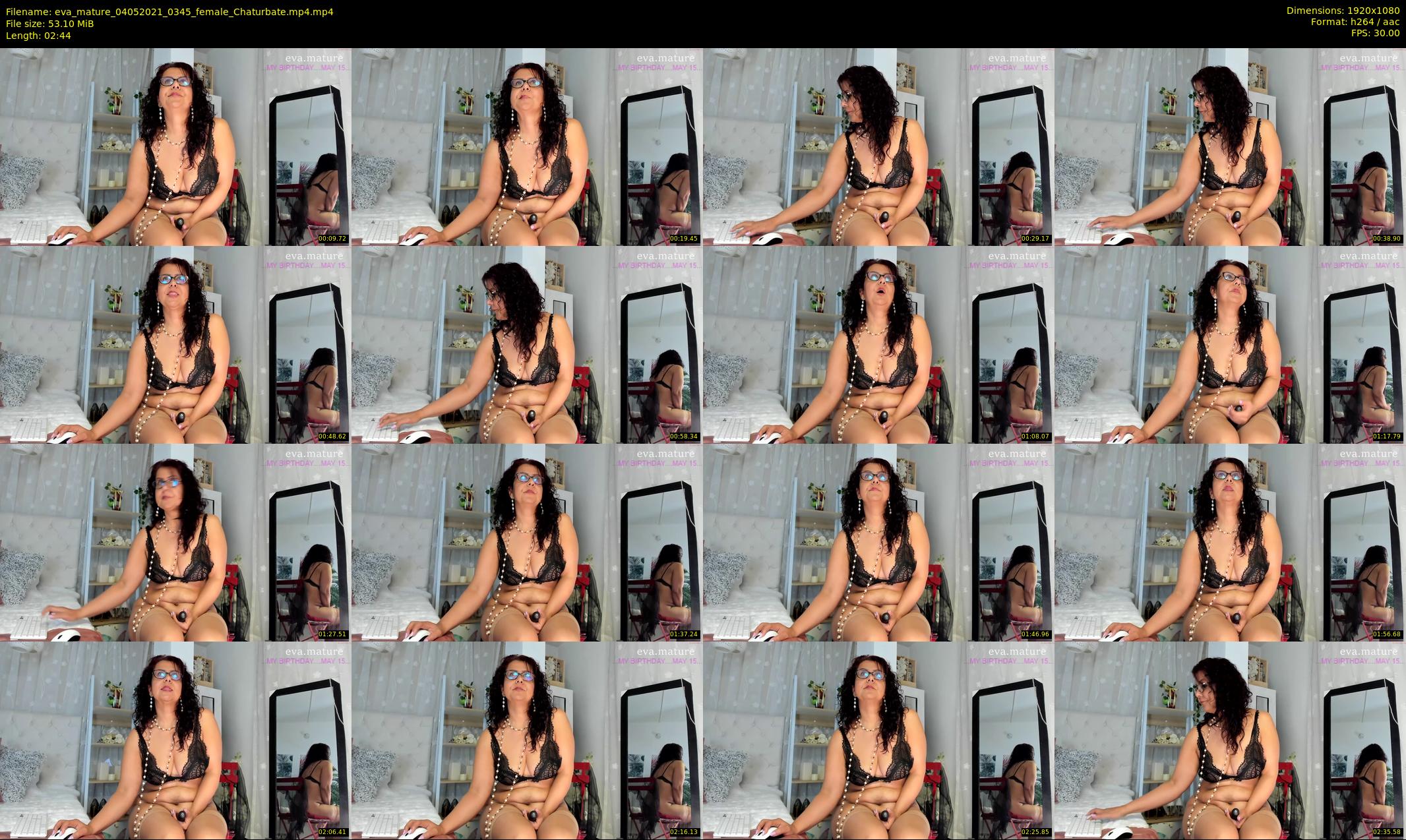 eva_mature — 3 minute Chaturbate female cam show recording, 1080p, May 4, 2021