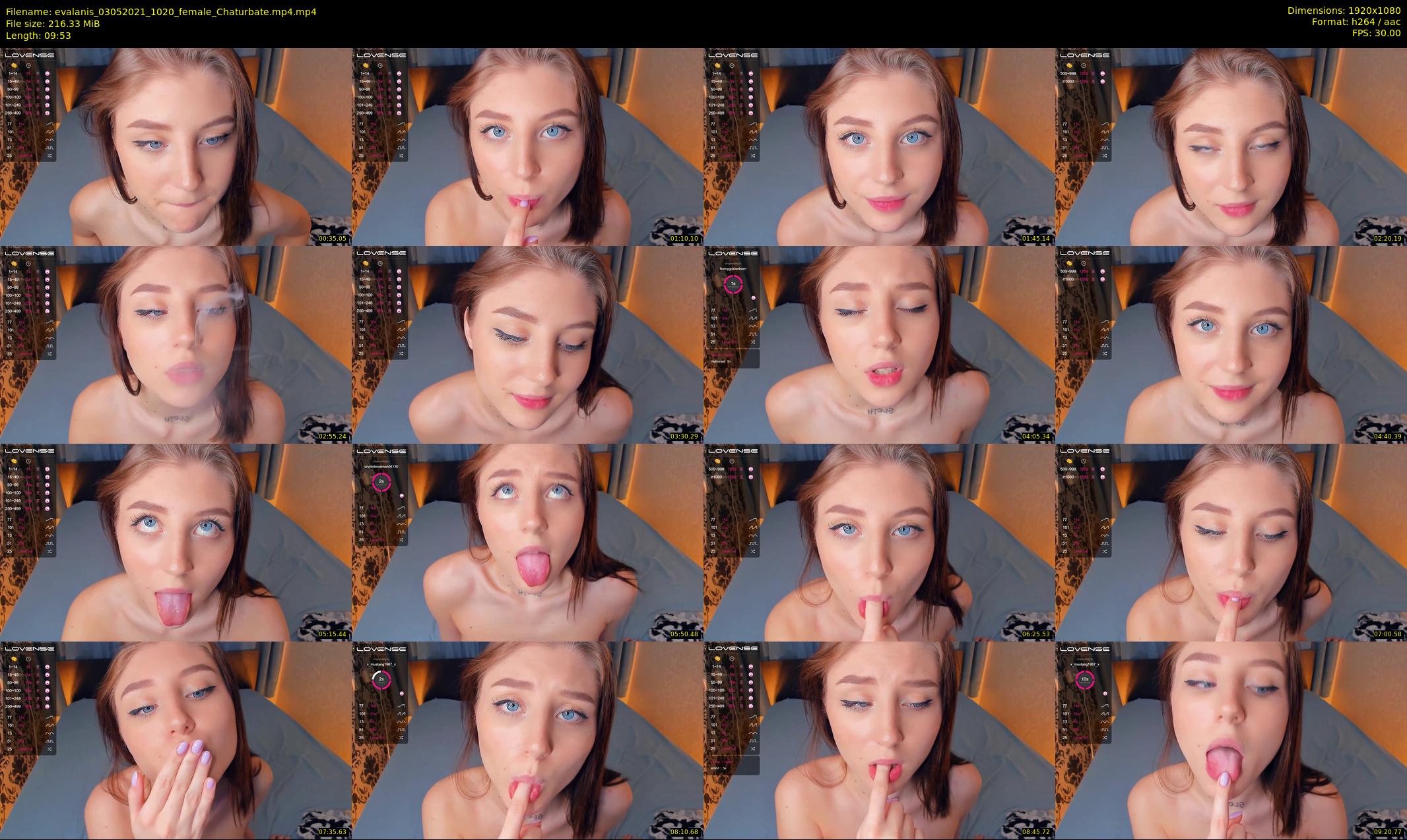 evalanis — 10 minute Chaturbate couple cam show recording, 1080p, May 3, 2021
