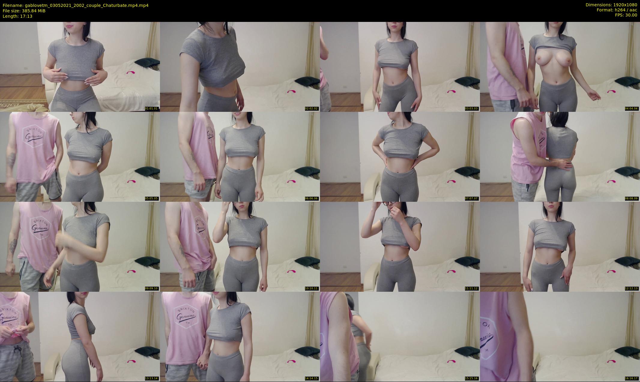 gablovetm — 18 minute Chaturbate couple cam show recording, 1080p, May 3, 2021