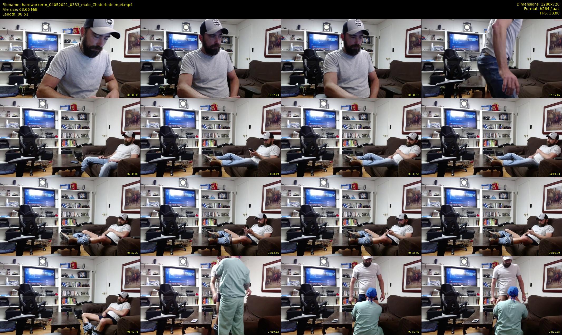 hardworkertn — 9 minute Chaturbate male cam show recording, 720p, May 4, 2021