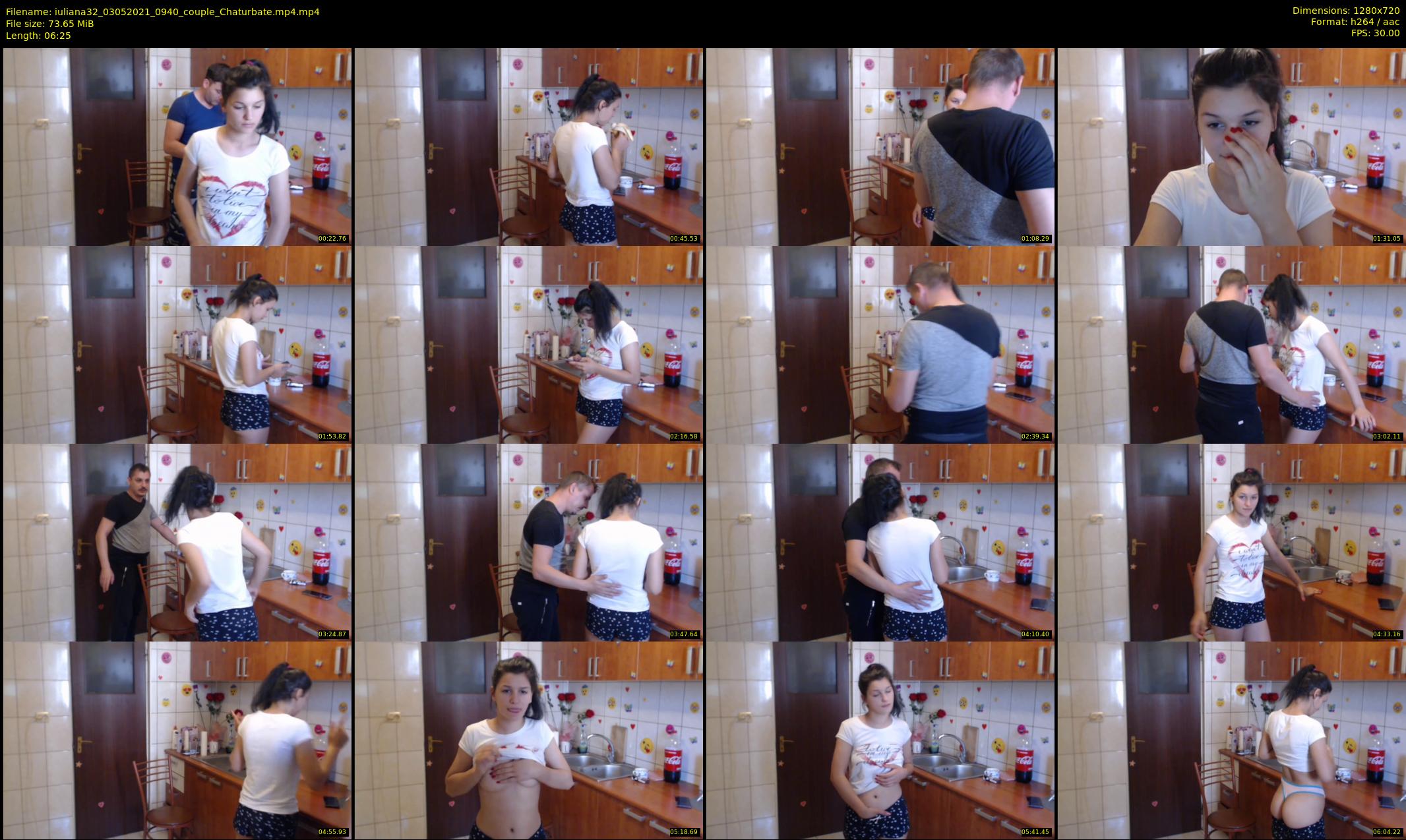 iuliana32 — 7 minute Chaturbate couple cam show recording, 720p, May 3, 2021