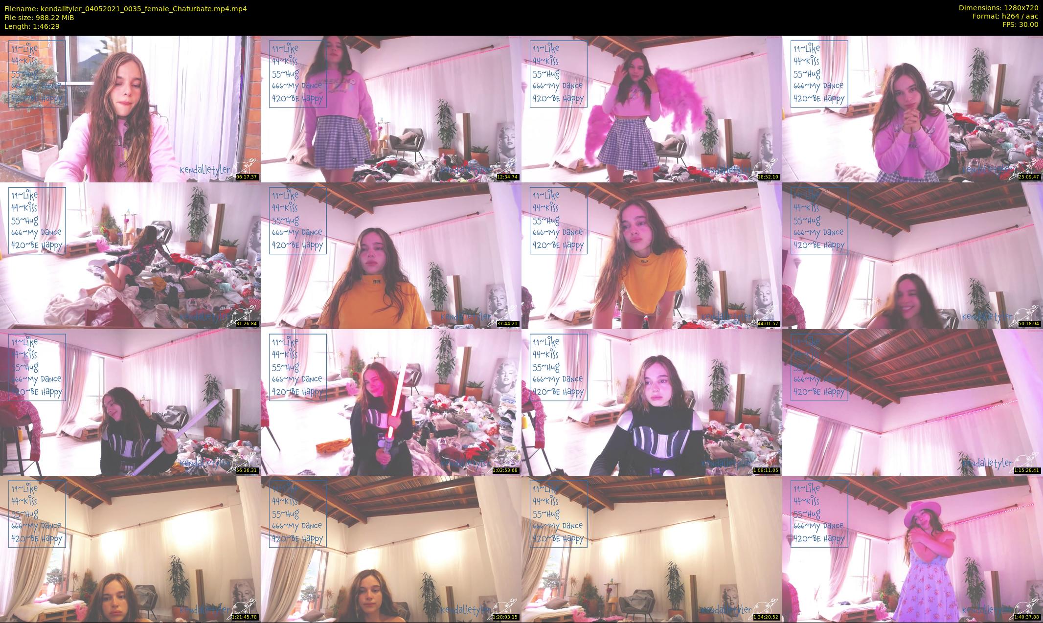 kendalltyler — 107 minute Chaturbate female cam show recording, 720p, May 4, 2021