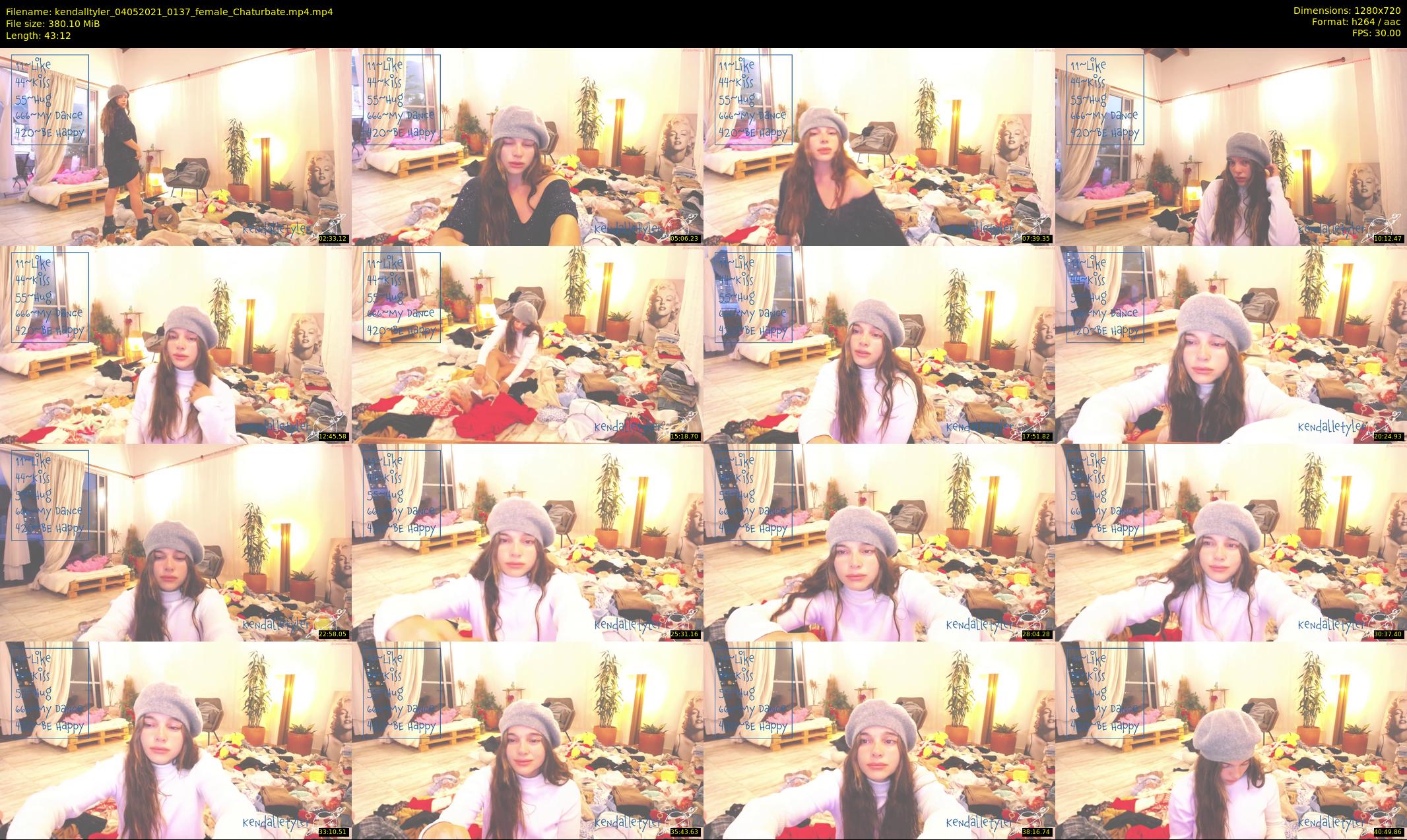 kendalltyler — 44 minute Chaturbate female cam show recording, 720p, May 4, 2021