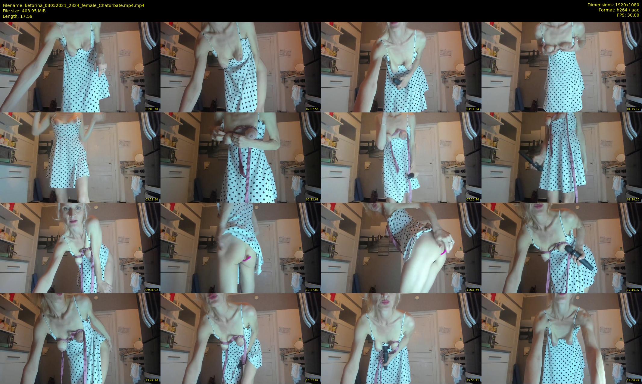 ketorina — 18 minute Chaturbate female cam show recording, 1080p, May 3, 2021