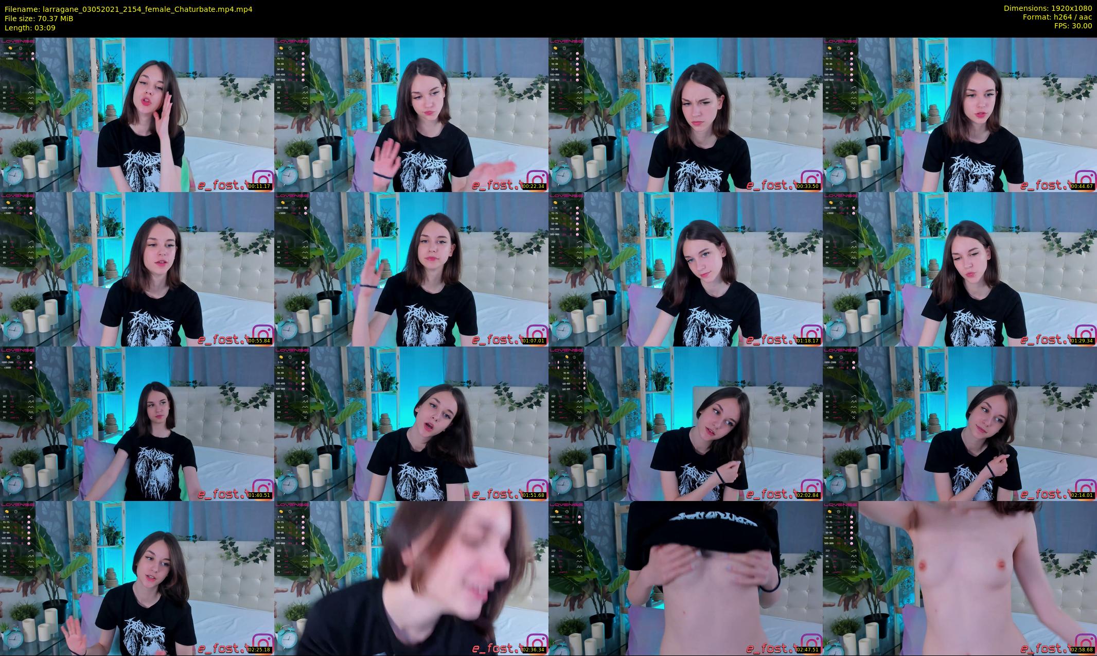 larragane — 4 minute Chaturbate couple cam show recording, 1080p, May 3, 2021