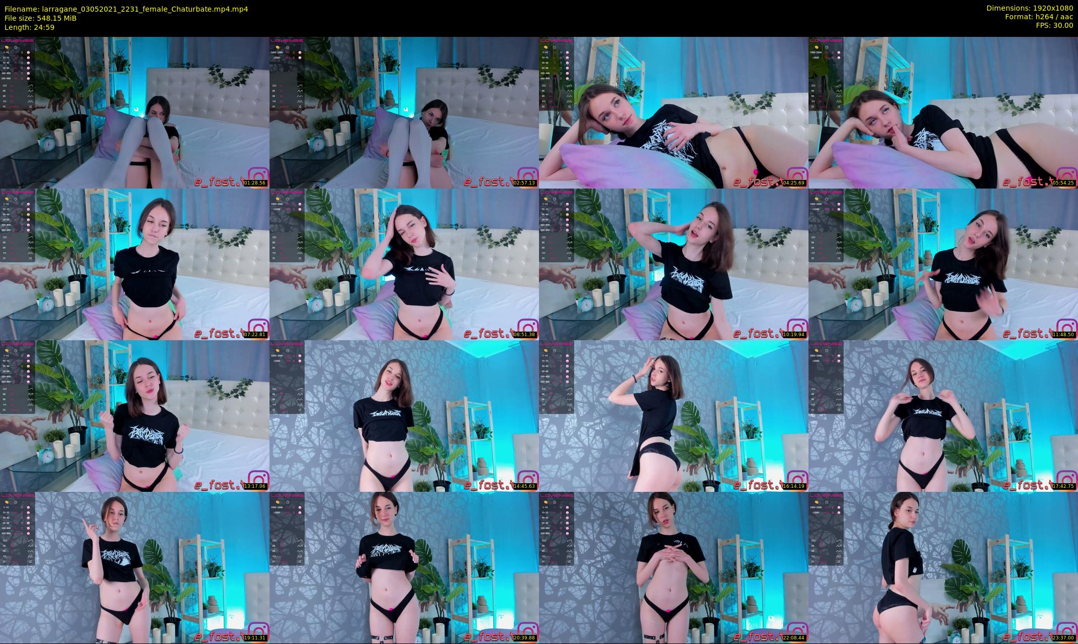 larragane — 25 minute Chaturbate couple cam show recording, 1080p, May 3, 2021