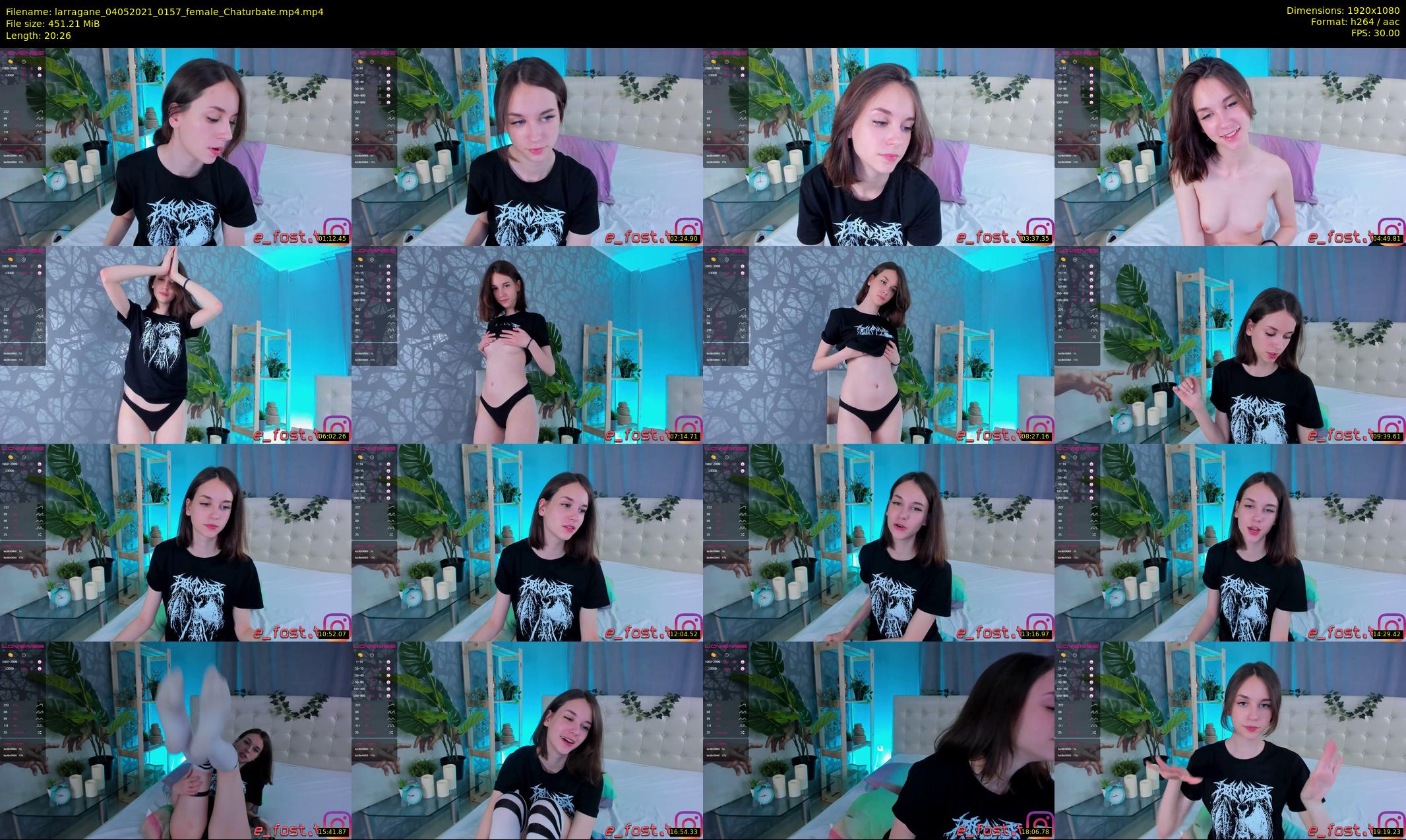 larragane — 21 minute Chaturbate couple cam show recording, 1080p, May 4, 2021