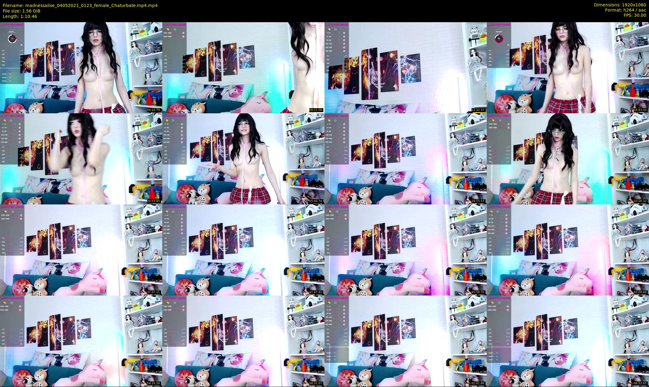 madnessalise — 71 minute Chaturbate female cam show recording, 1080p, May 4, 2021
