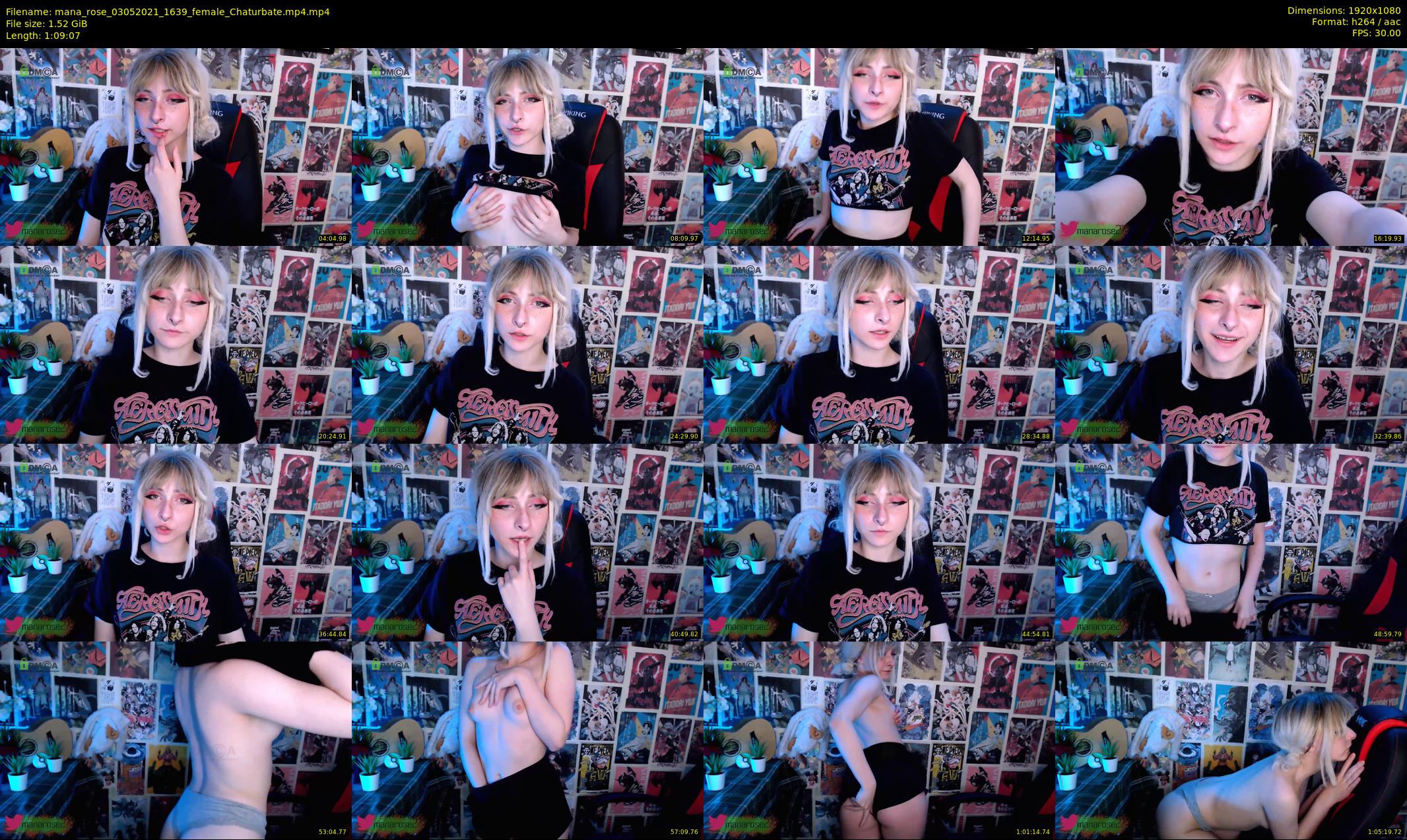 mana_rose — 70 minute Chaturbate female cam show recording, 1080p, May 3, 2021