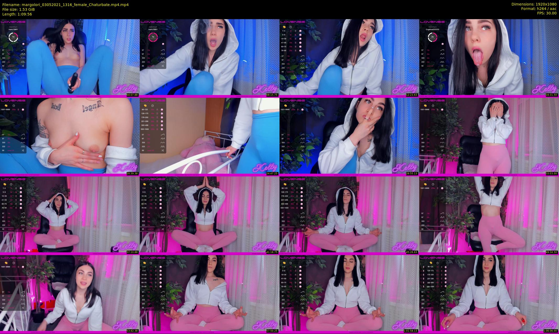 margolori — 70 minute Chaturbate couple cam show recording, 1080p, May 3, 2021
