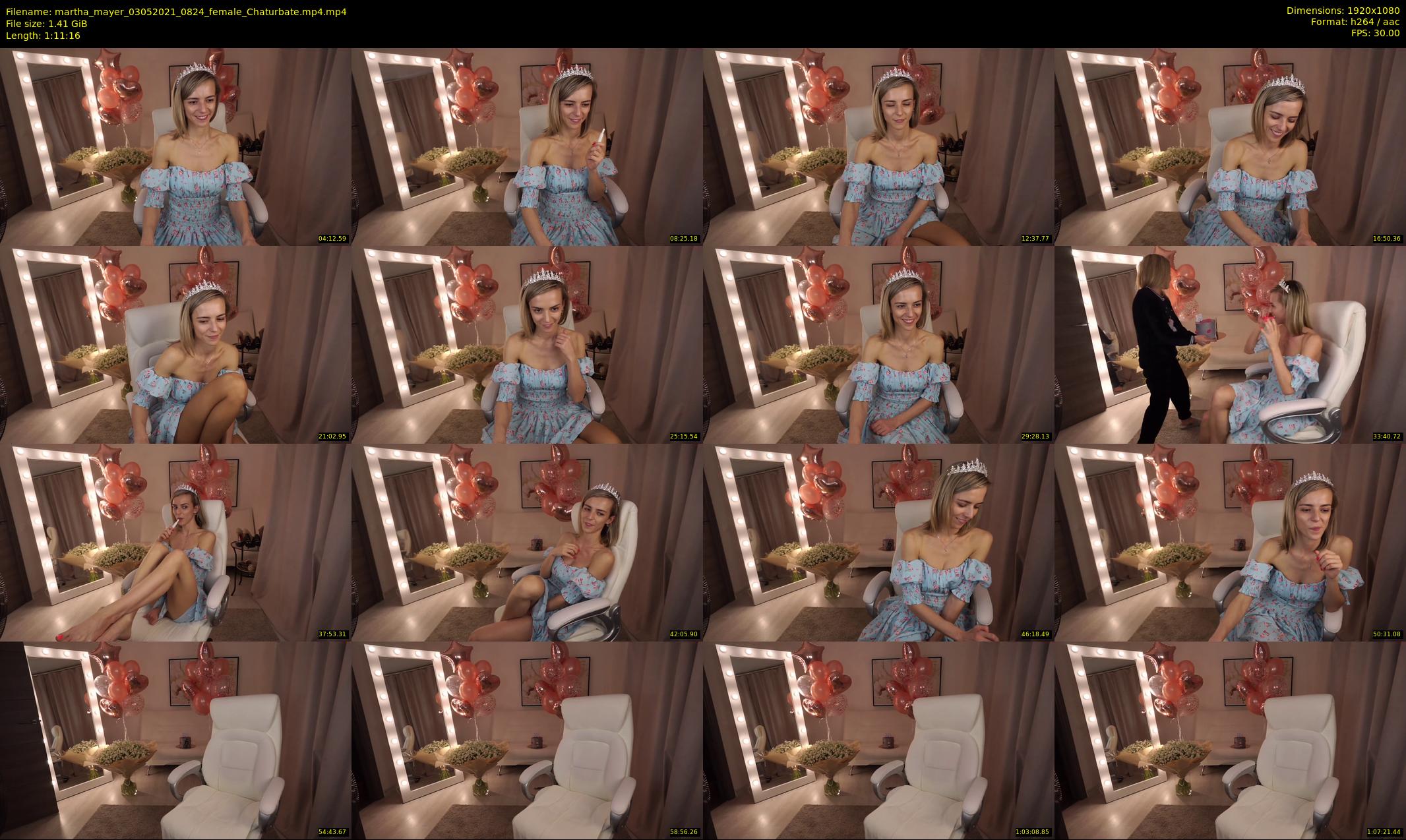 martha_mayer — 72 minute Chaturbate female cam show recording, 1080p, May 3, 2021